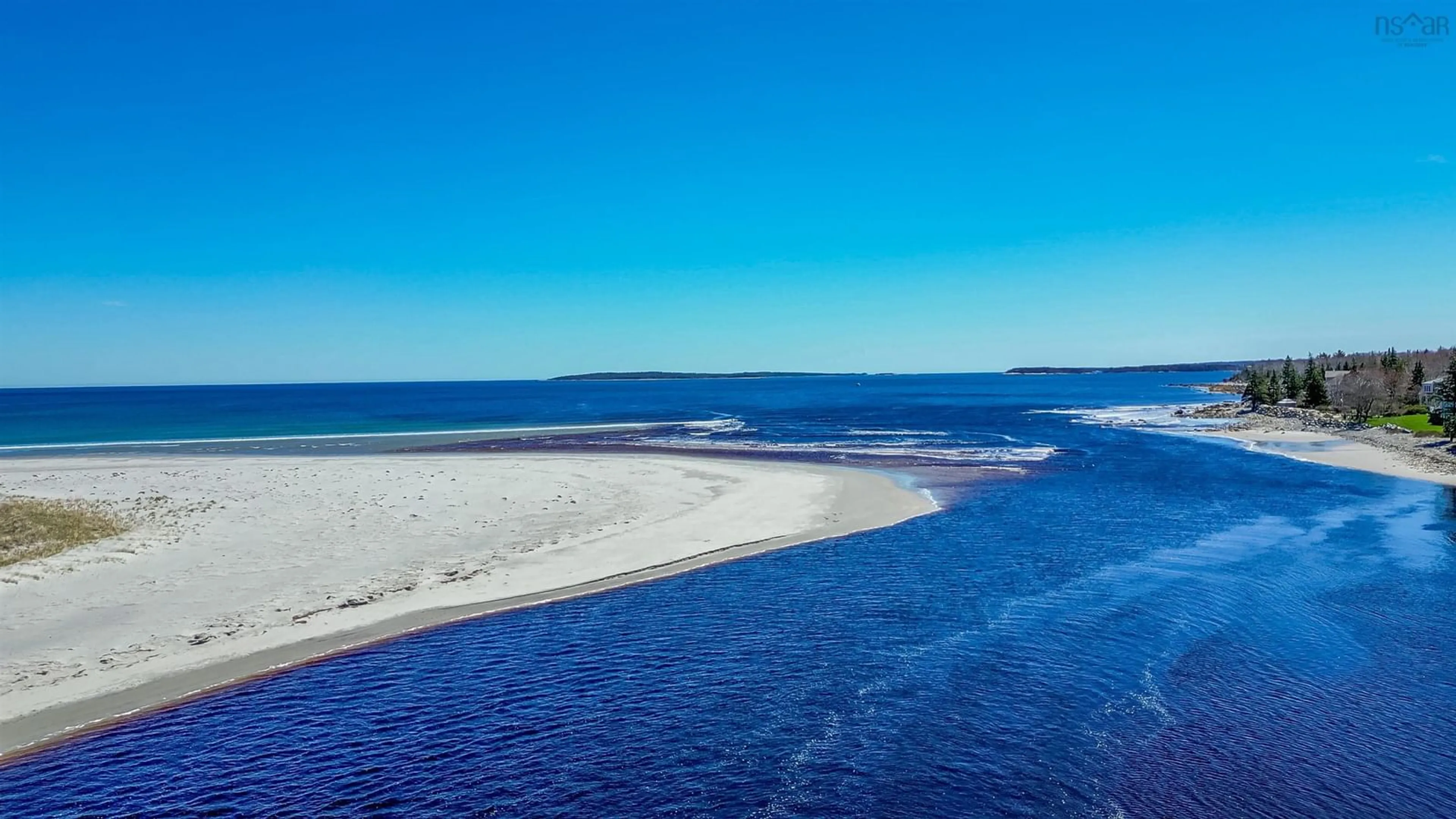 A pic from outside/outdoor area/front of a property/back of a property/a pic from drone, water/lake/river/ocean view for Lot 6 Lavender Cove Rd, Port Mouton Nova Scotia B0T 1T0