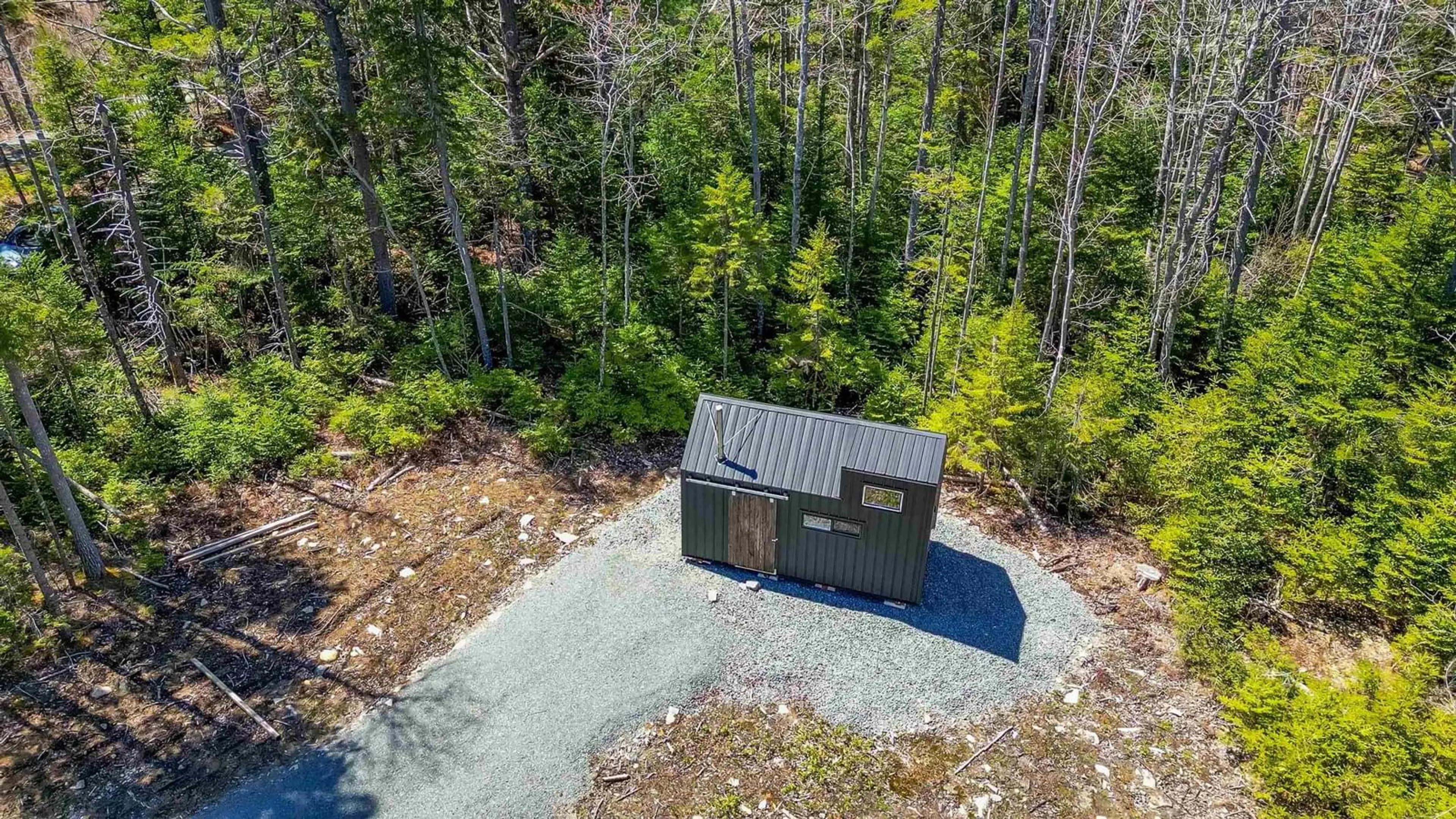 A pic from outside/outdoor area/front of a property/back of a property/a pic from drone, forest/trees view for Lot 6 Lavender Cove Rd, Port Mouton Nova Scotia B0T 1T0