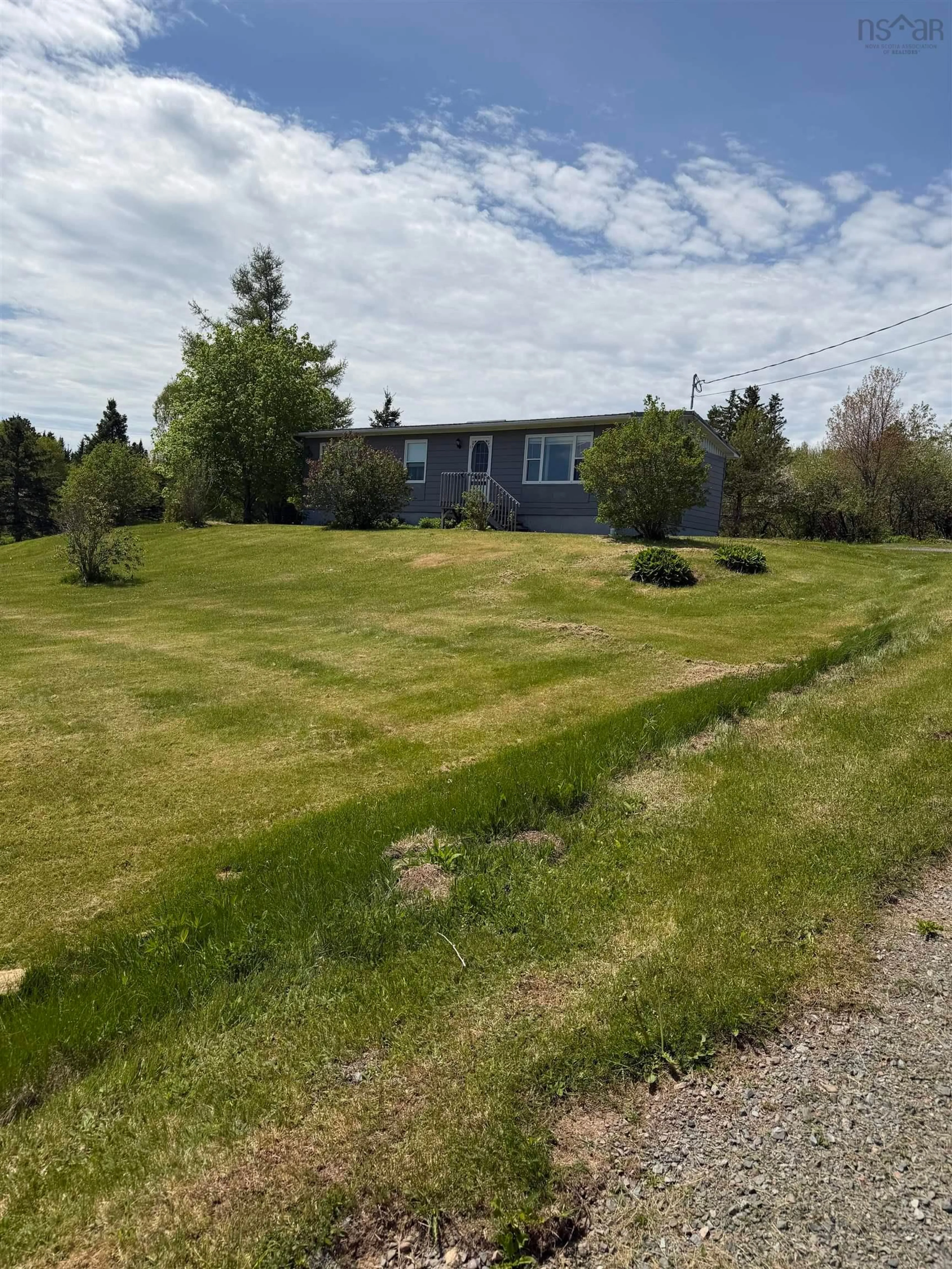 A pic from outside/outdoor area/front of a property/back of a property/a pic from drone, unknown for 1645 Highway 245 North Grant B2g 2l1, North Grant Nova Scotia B2G 2L1