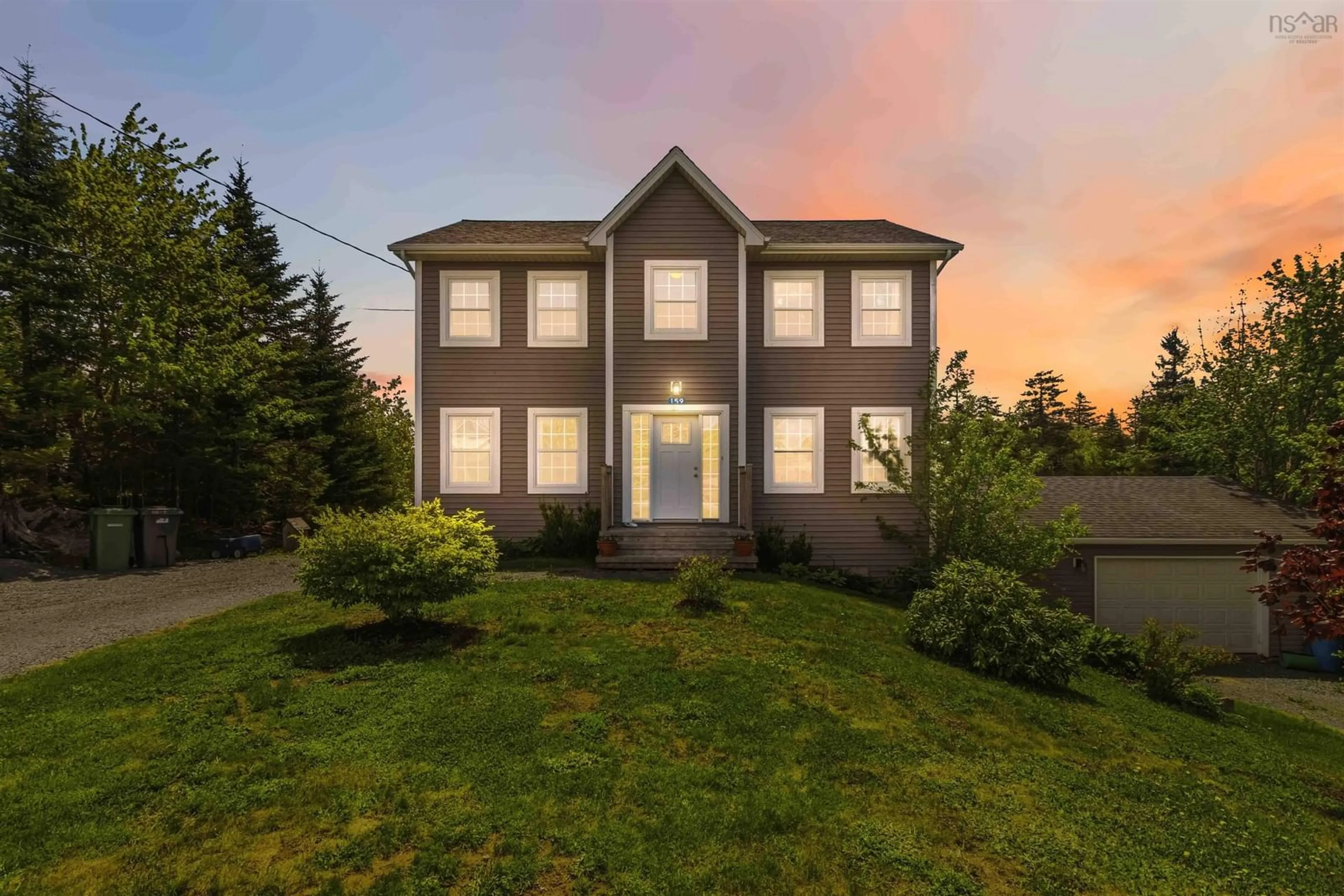 Home with vinyl exterior material, unknown for 159 Summit Cres, Upper Tantallon Nova Scotia B3Z 1P9