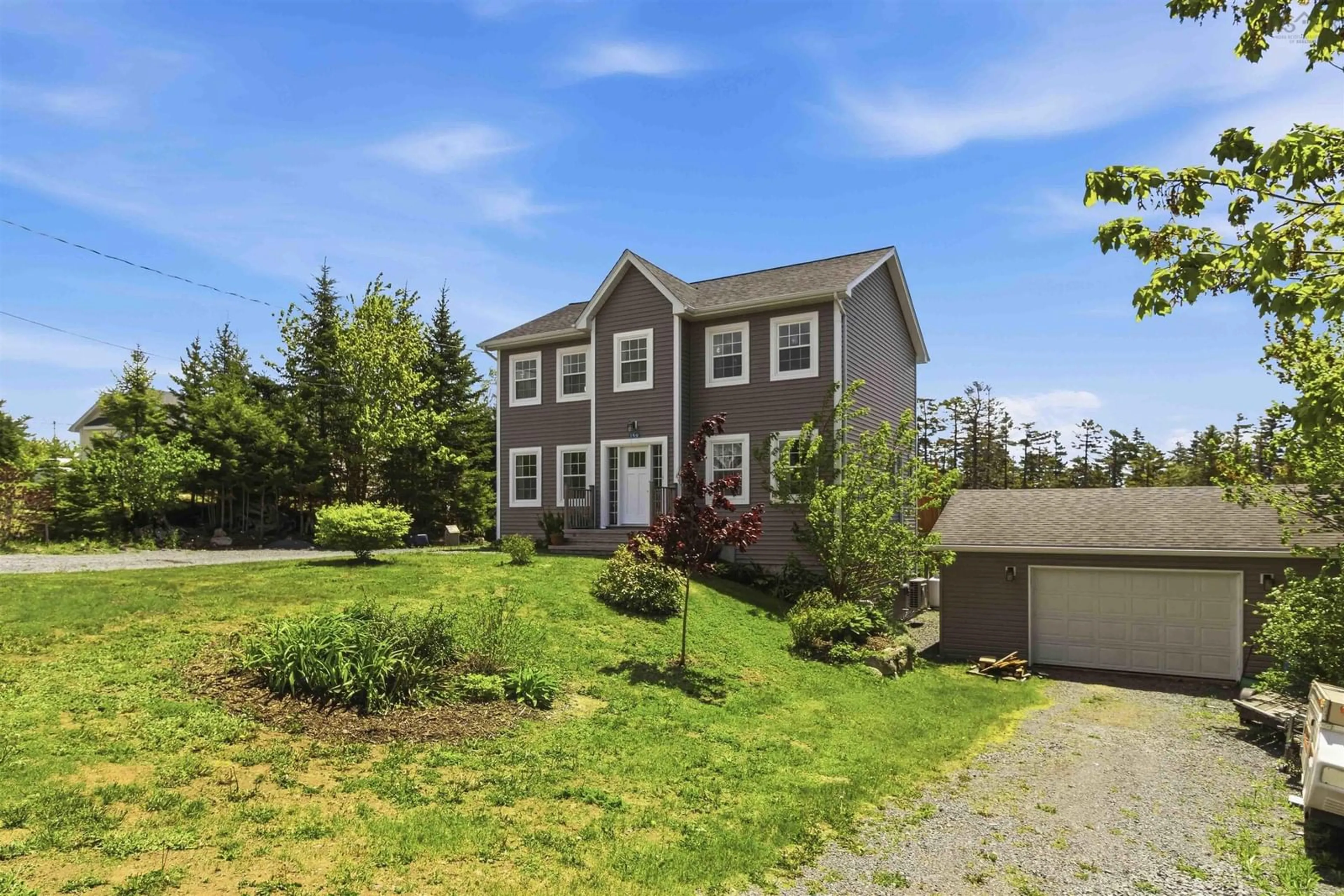 A pic from outside/outdoor area/front of a property/back of a property/a pic from drone, street for 159 Summit Cres, Upper Tantallon Nova Scotia B3Z 1P9
