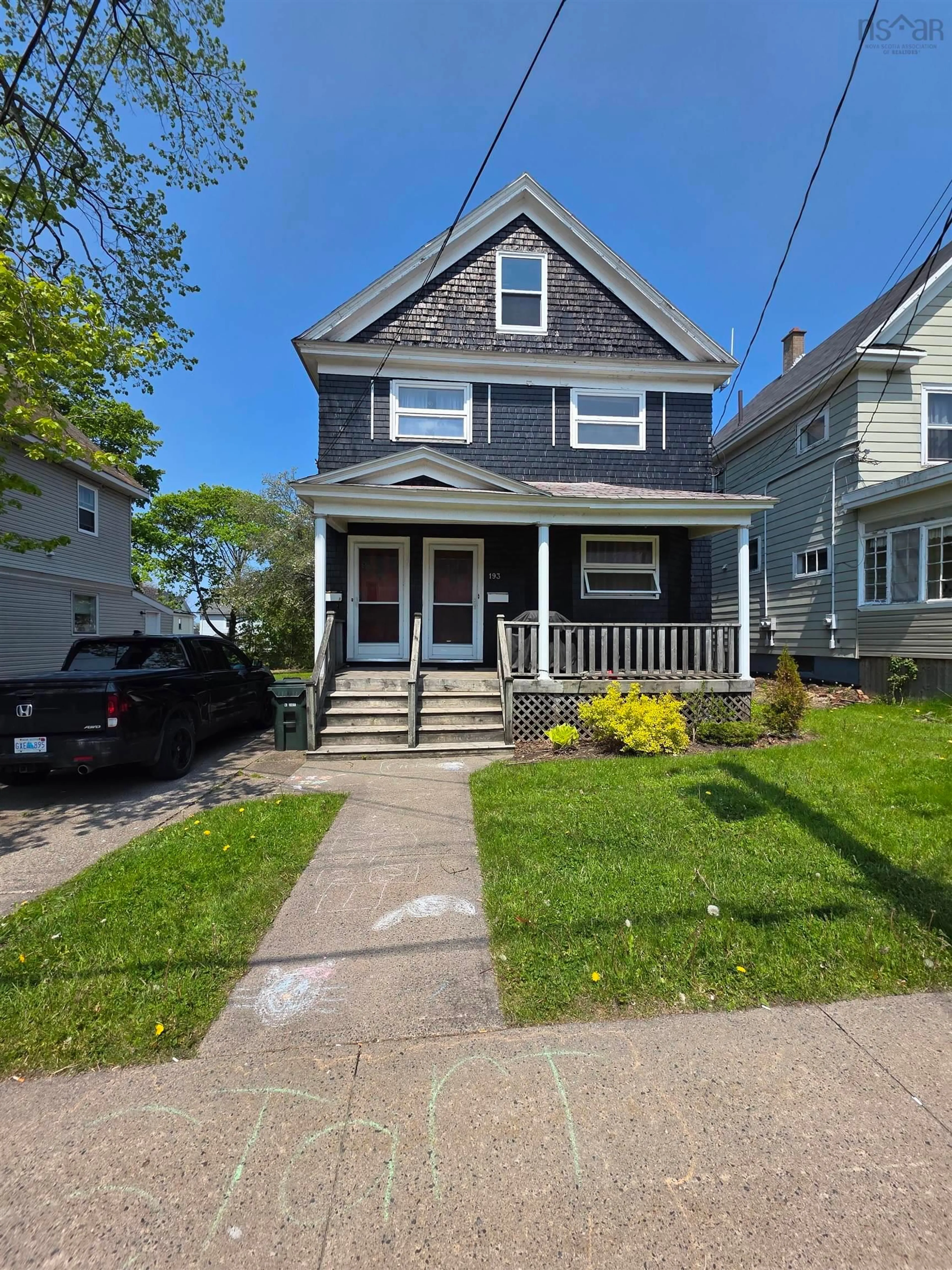 Home with vinyl exterior material, street for 193 Park St. St, Sydney Nova Scotia B1P 4W7