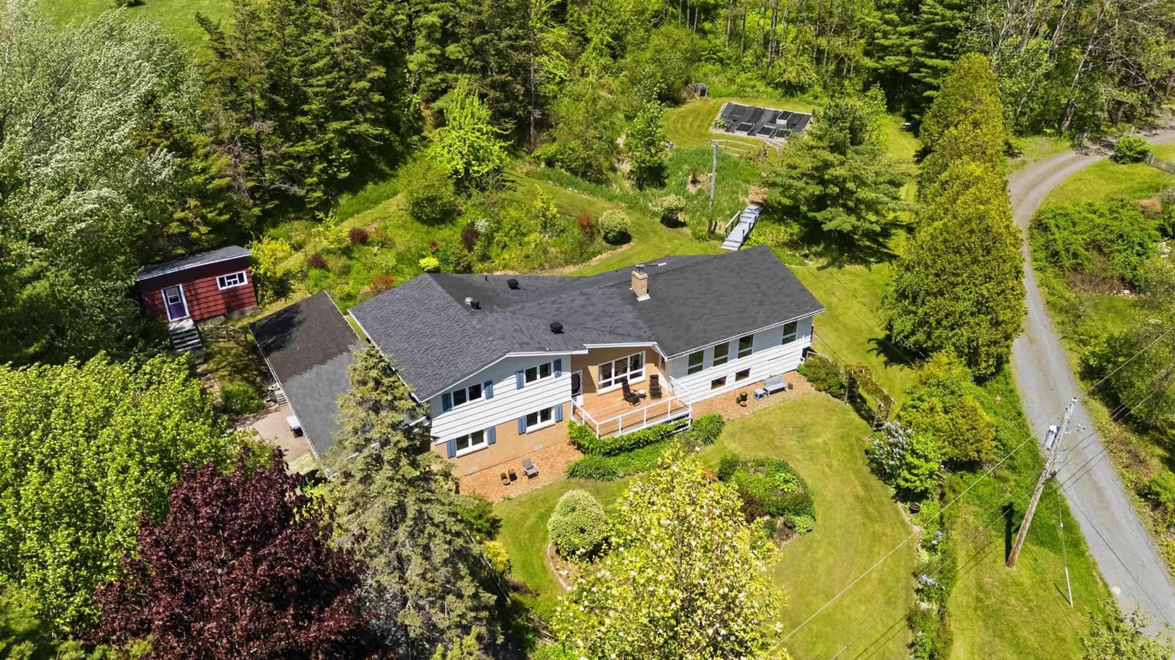A pic from outside/outdoor area/front of a property/back of a property/a pic from drone, unknown for 9380 Highway 3, Maders Cove Nova Scotia B0J 2E0