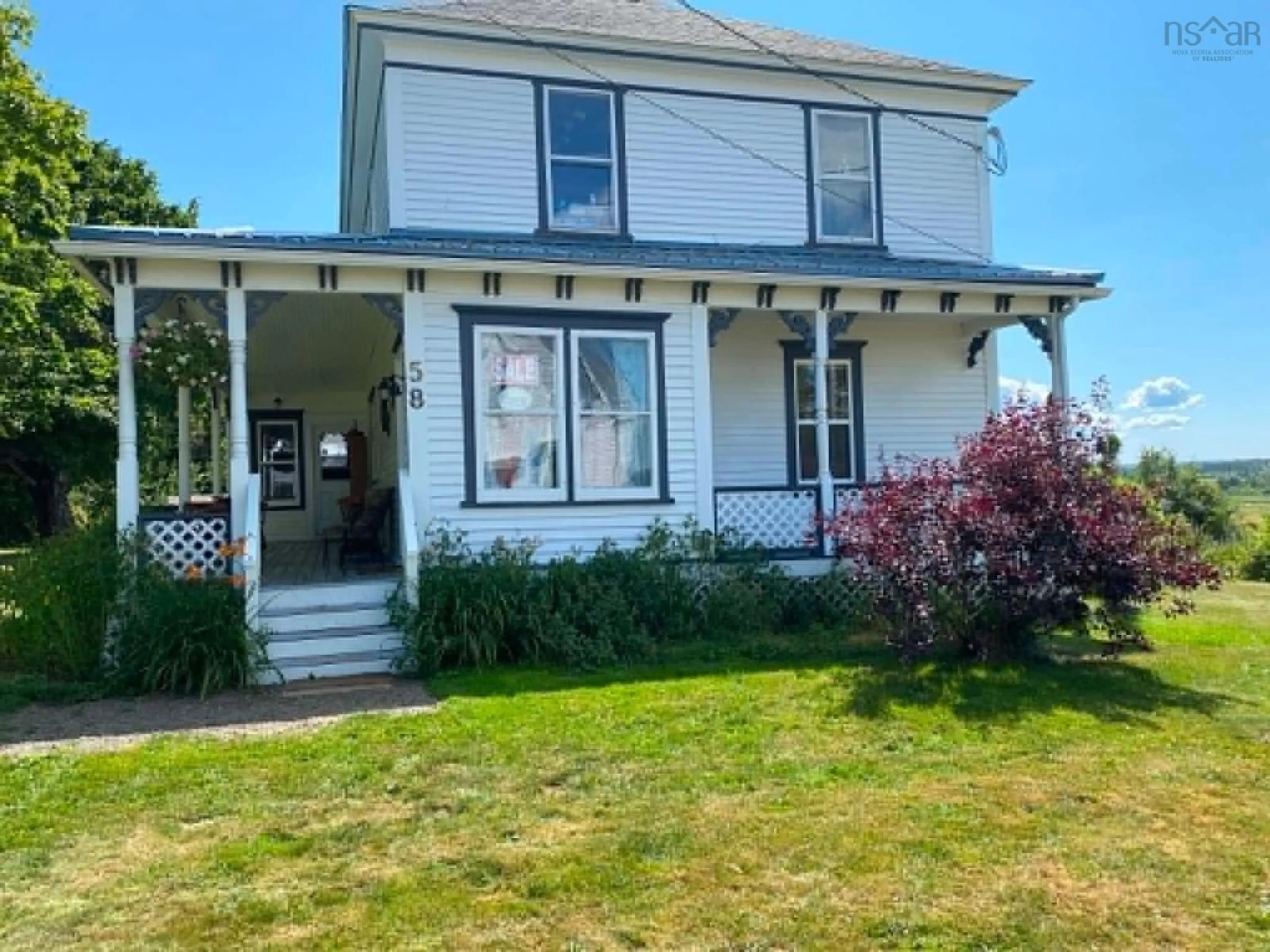 A pic from outside/outdoor area/front of a property/back of a property/a pic from drone, street for 58 Branch Rd, River Hebert Nova Scotia B0L 1G0