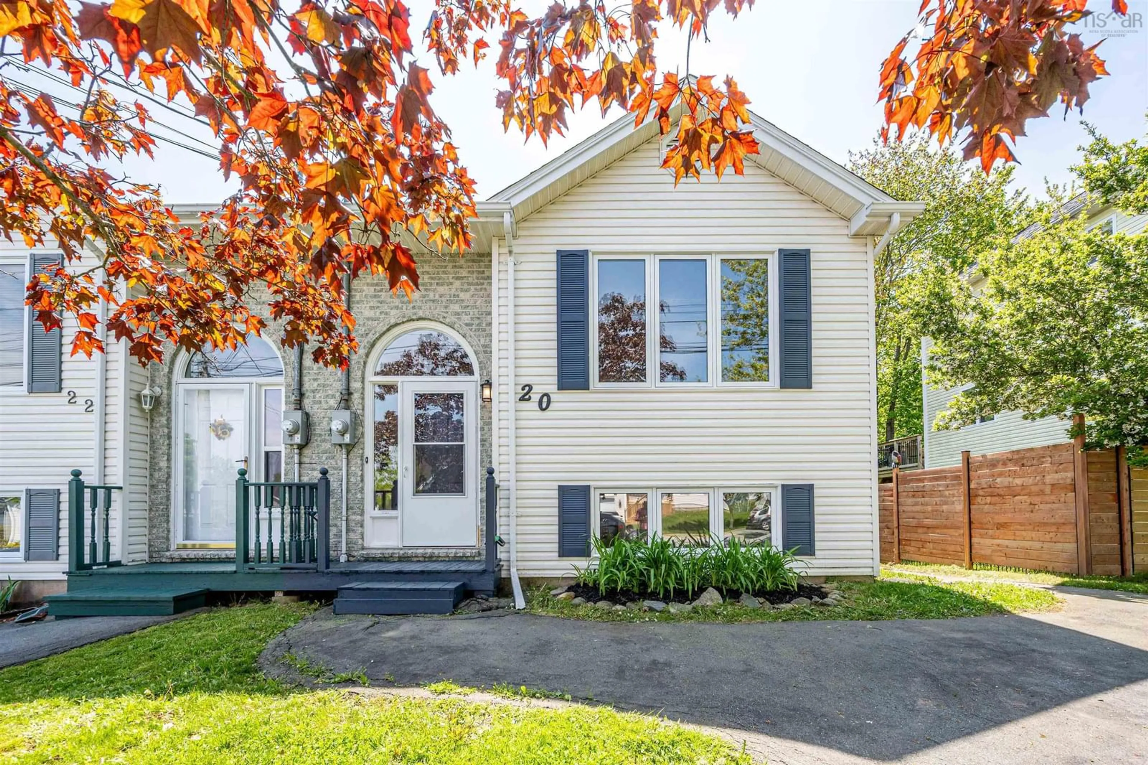 Home with vinyl exterior material, street for 20 Argus Dr, Dartmouth Nova Scotia B3A 4Y1