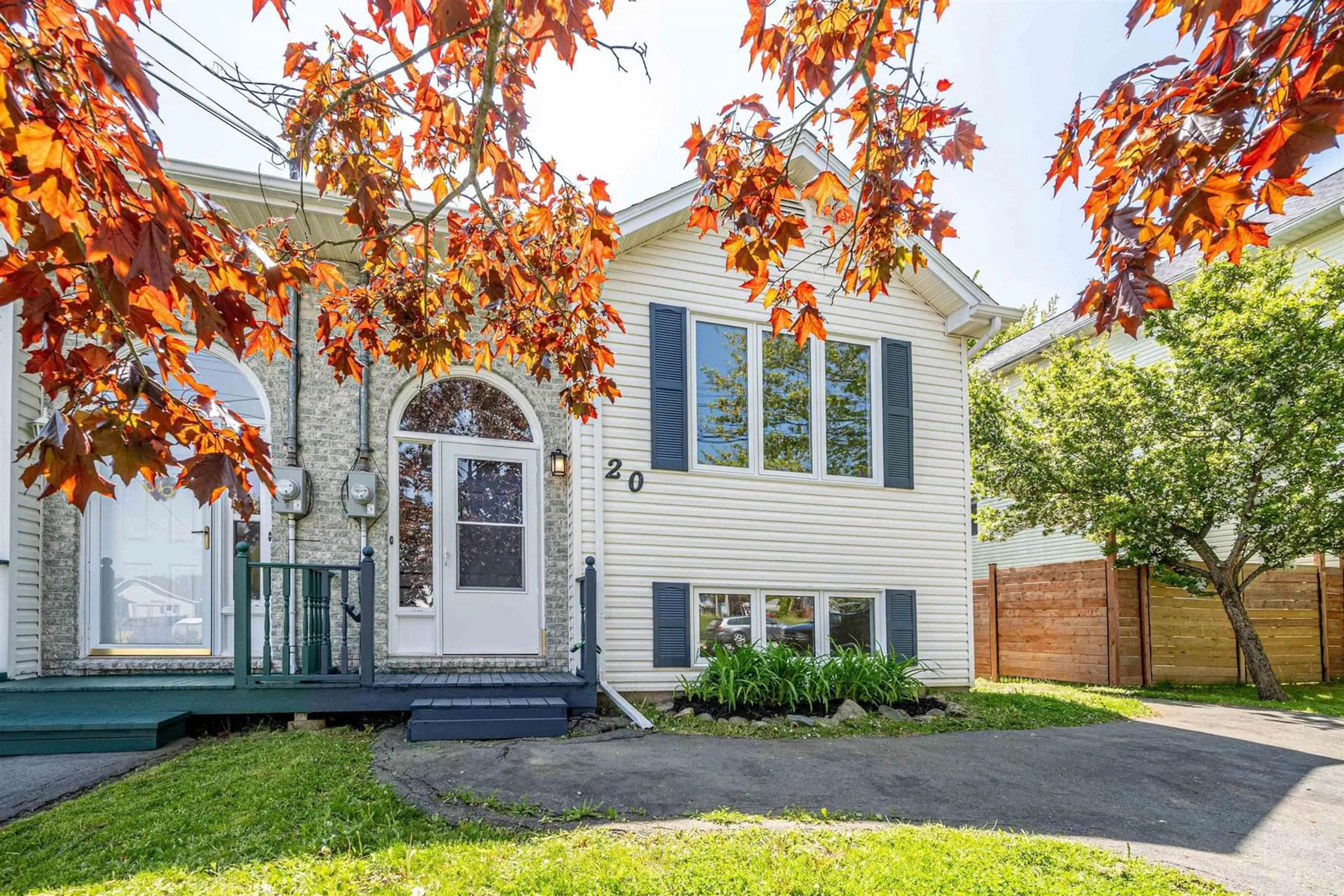 Home with vinyl exterior material, street for 20 Argus Dr, Dartmouth Nova Scotia B3A 4Y1