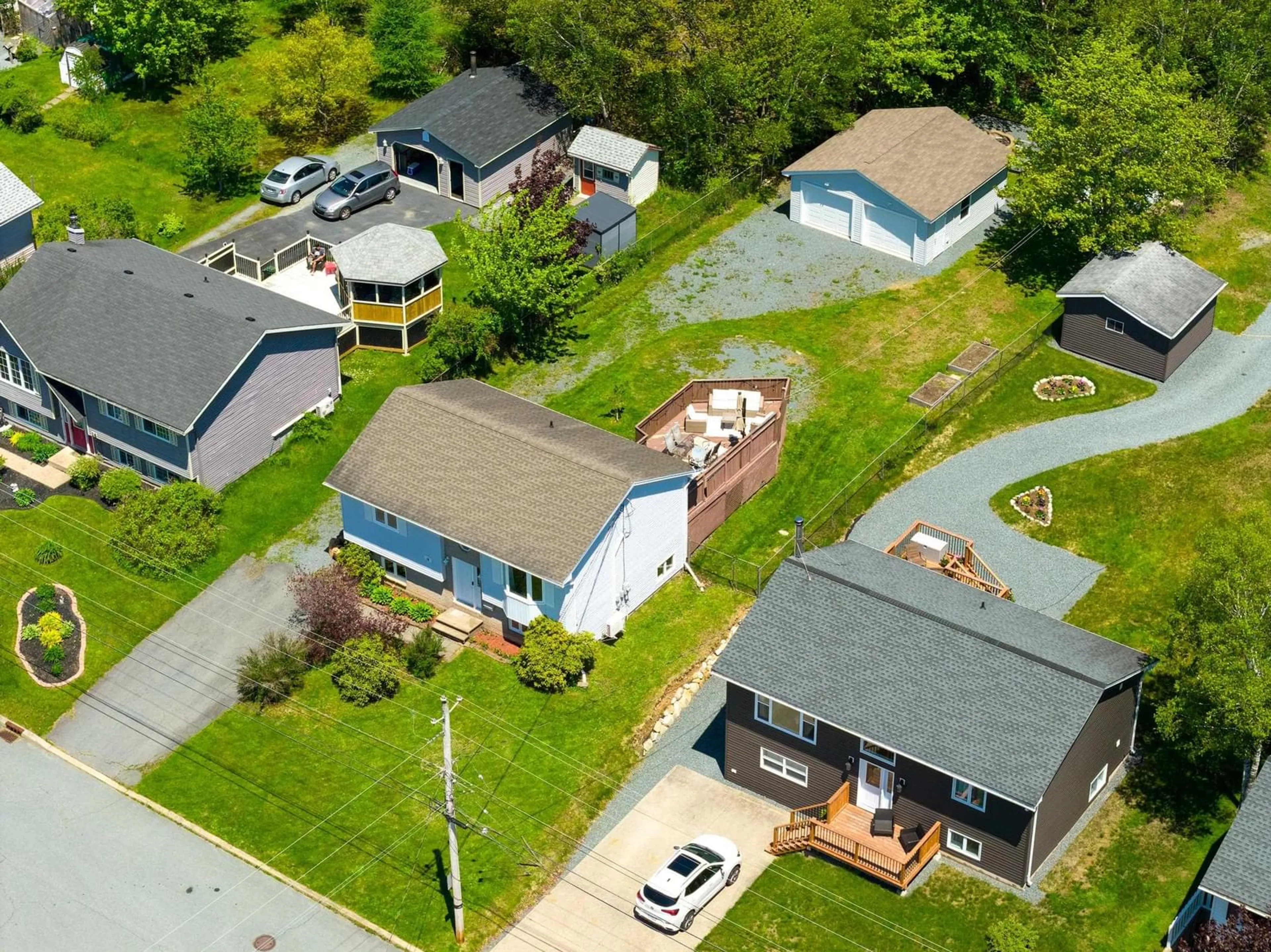 A pic from outside/outdoor area/front of a property/back of a property/a pic from drone, street for 18 Old Lawrencetown Rd, Dartmouth Nova Scotia B2W 6H5