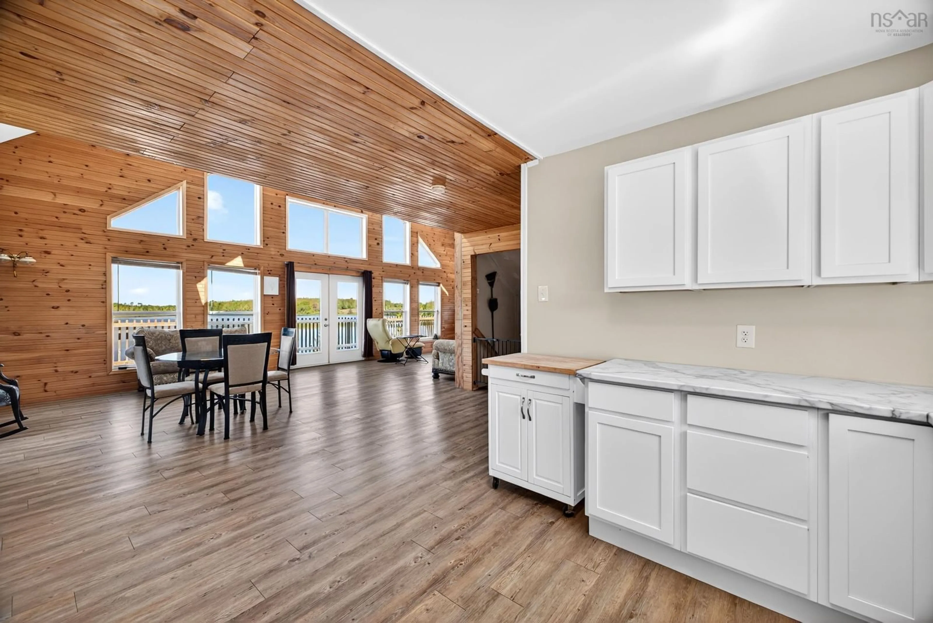 Open concept kitchen, unknown for 855 Highway 368, Streets Ridge Nova Scotia B0M 1P0