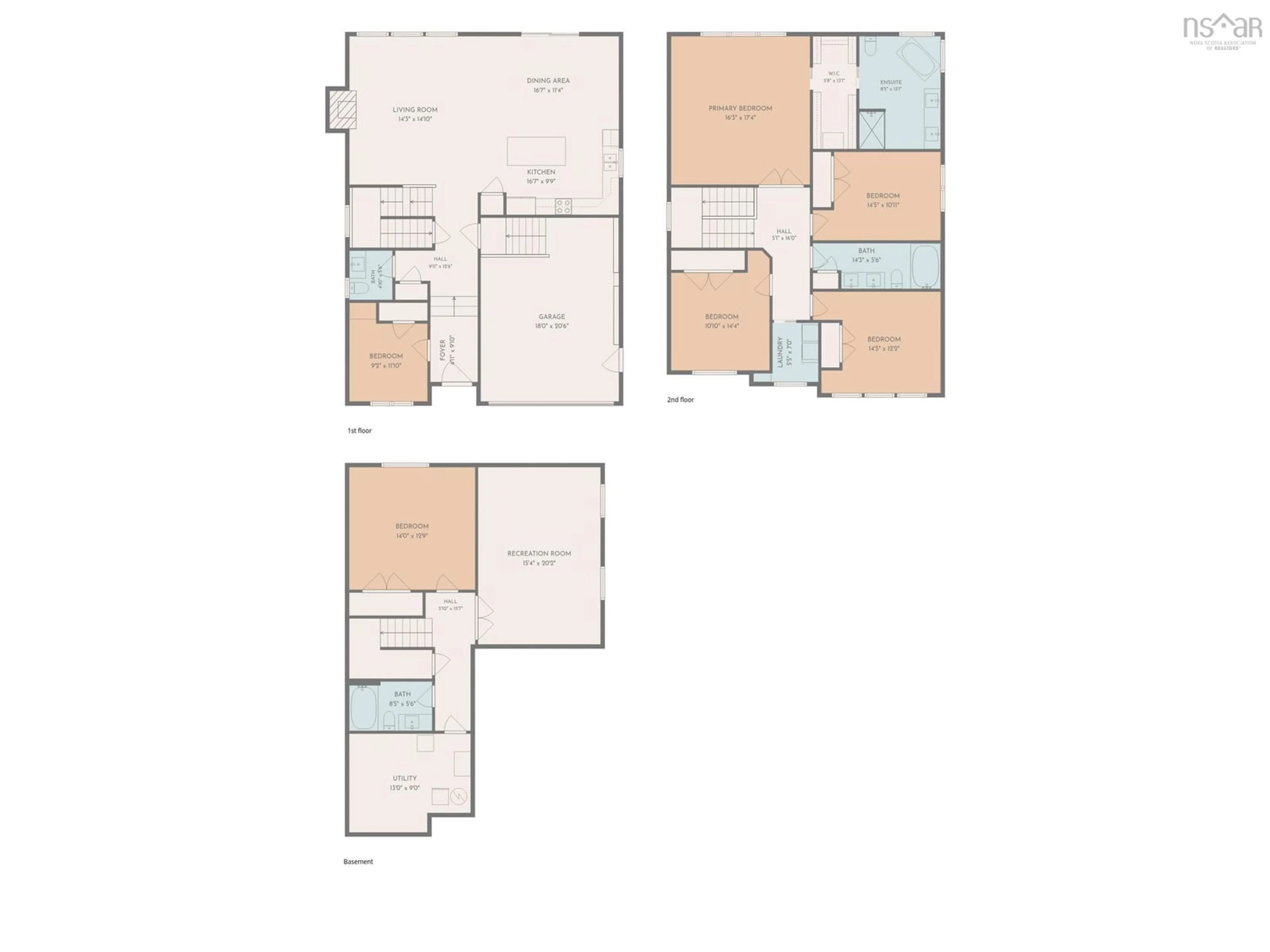 Floor plan for 48 Evandale Lane, Bedford West Nova Scotia B4B 0T2