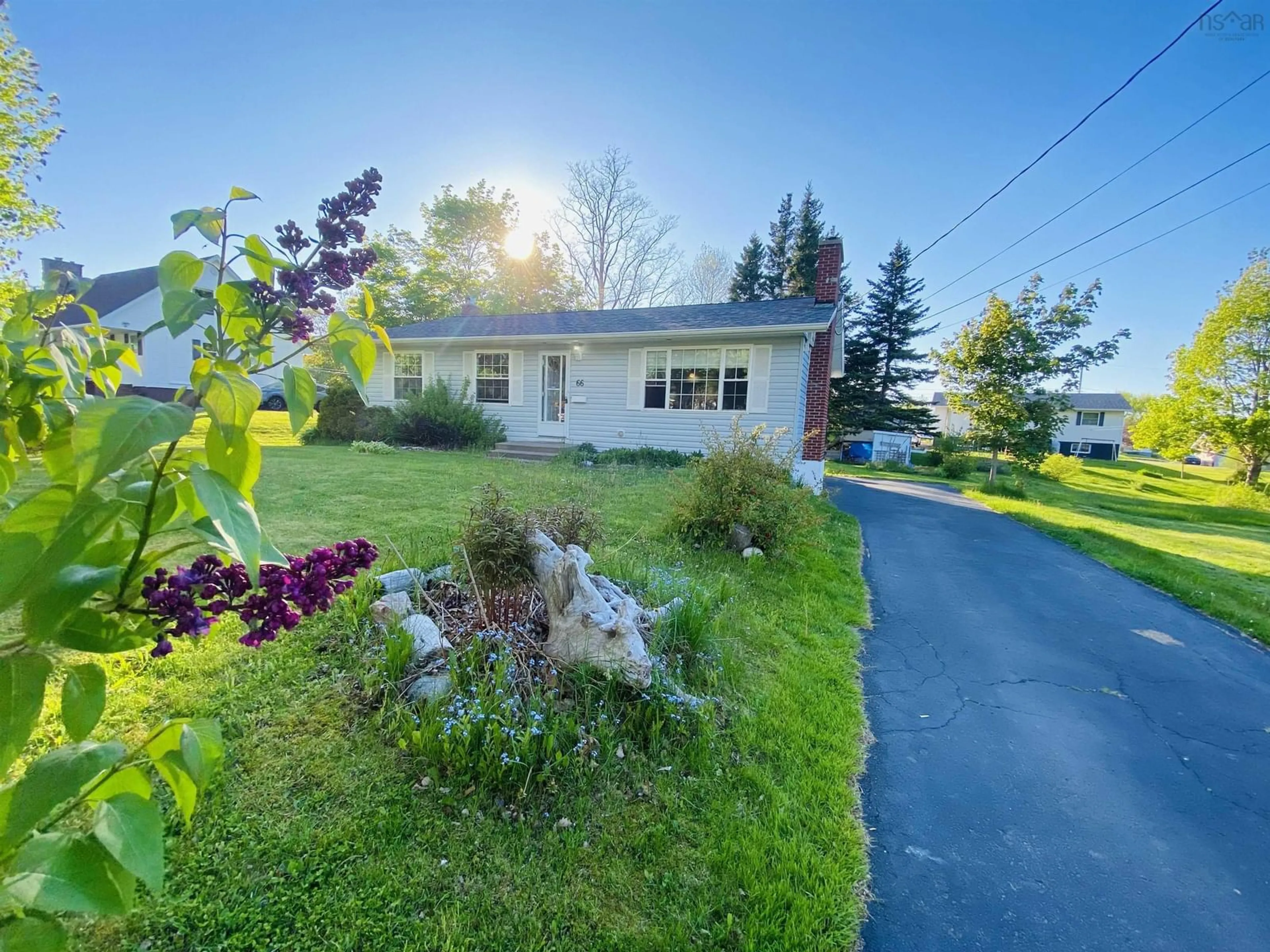 A pic from outside/outdoor area/front of a property/back of a property/a pic from drone, unknown for 66 Ingrahams Lane, Westmount Nova Scotia B1R 1M3
