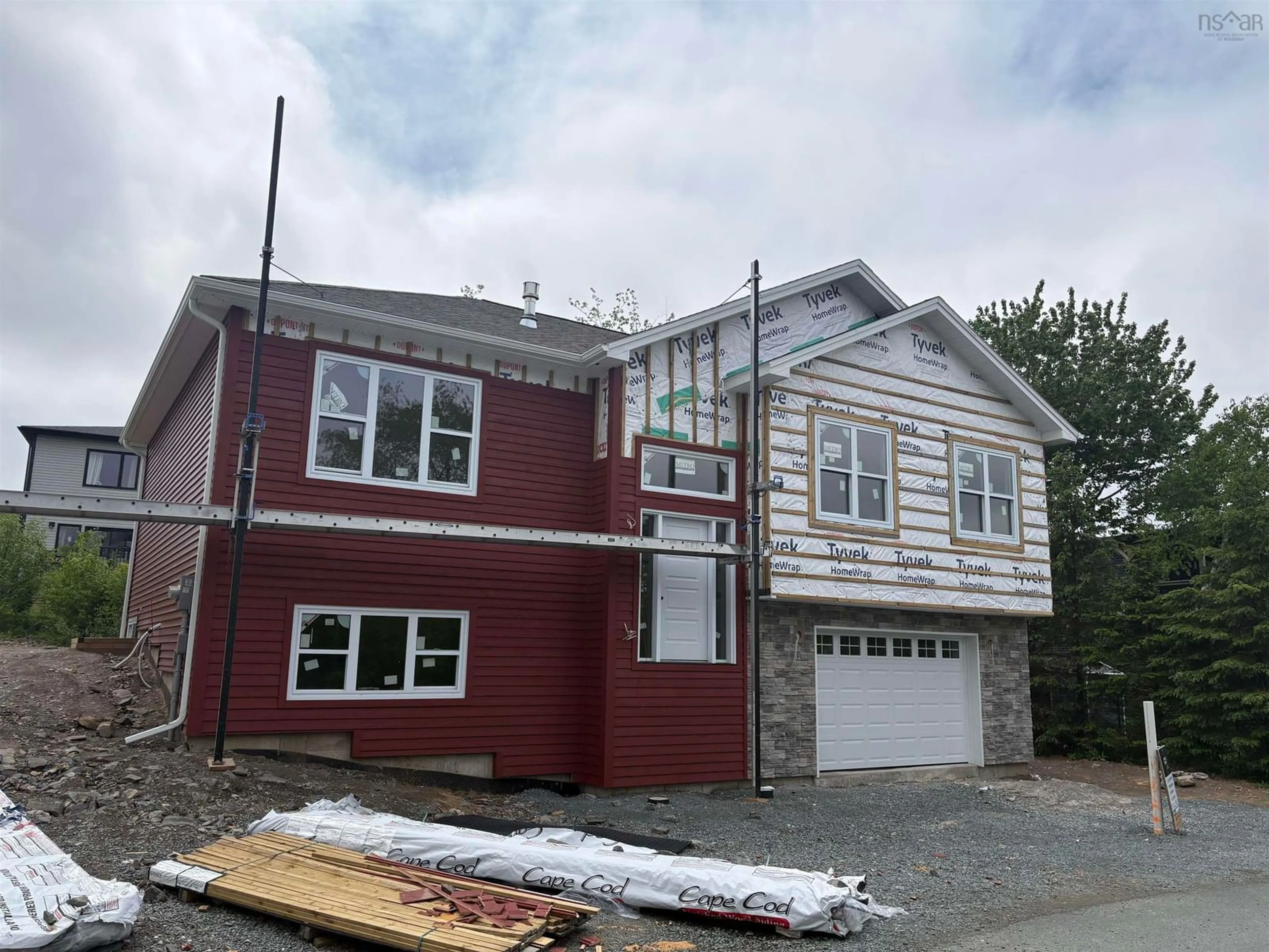 Home with vinyl exterior material, building for 17 Idella Lane, Bedford Nova Scotia B4B 2V1