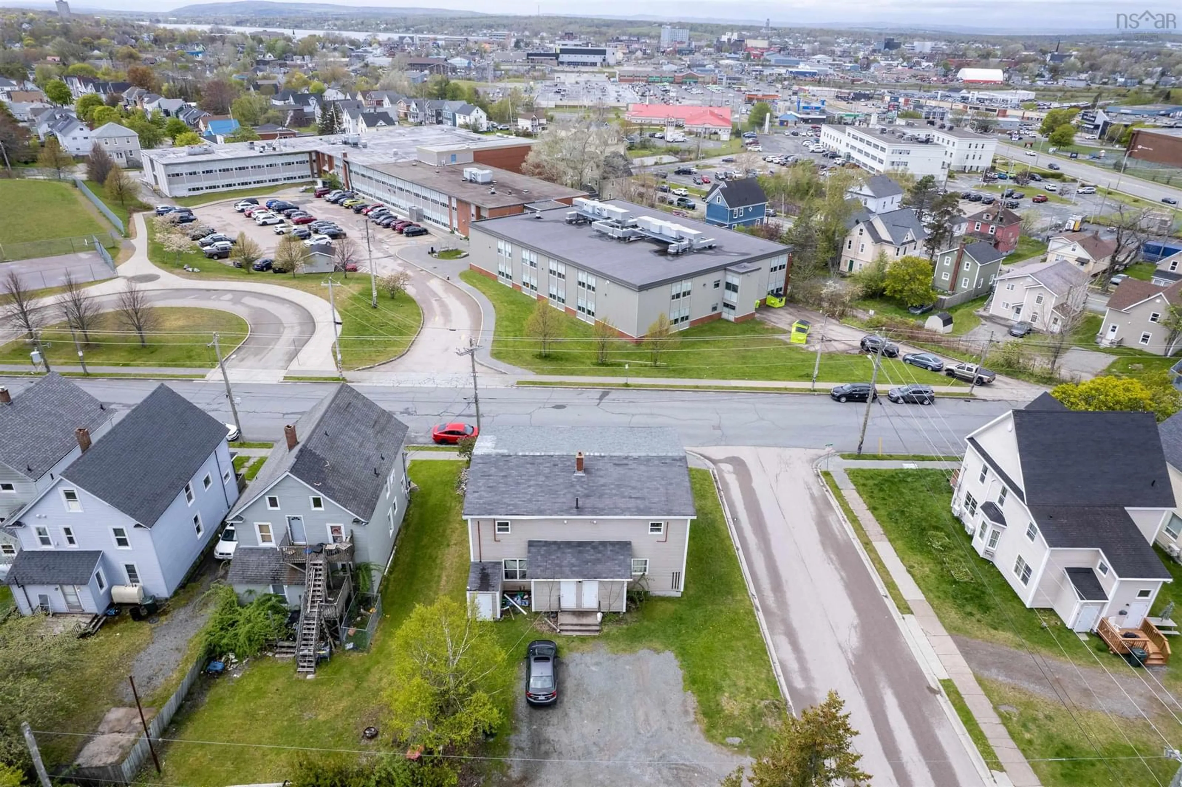 A pic from outside/outdoor area/front of a property/back of a property/a pic from drone, street for Sheriff Sydney Ns #47, Sydney Nova Scotia B1P 2P6