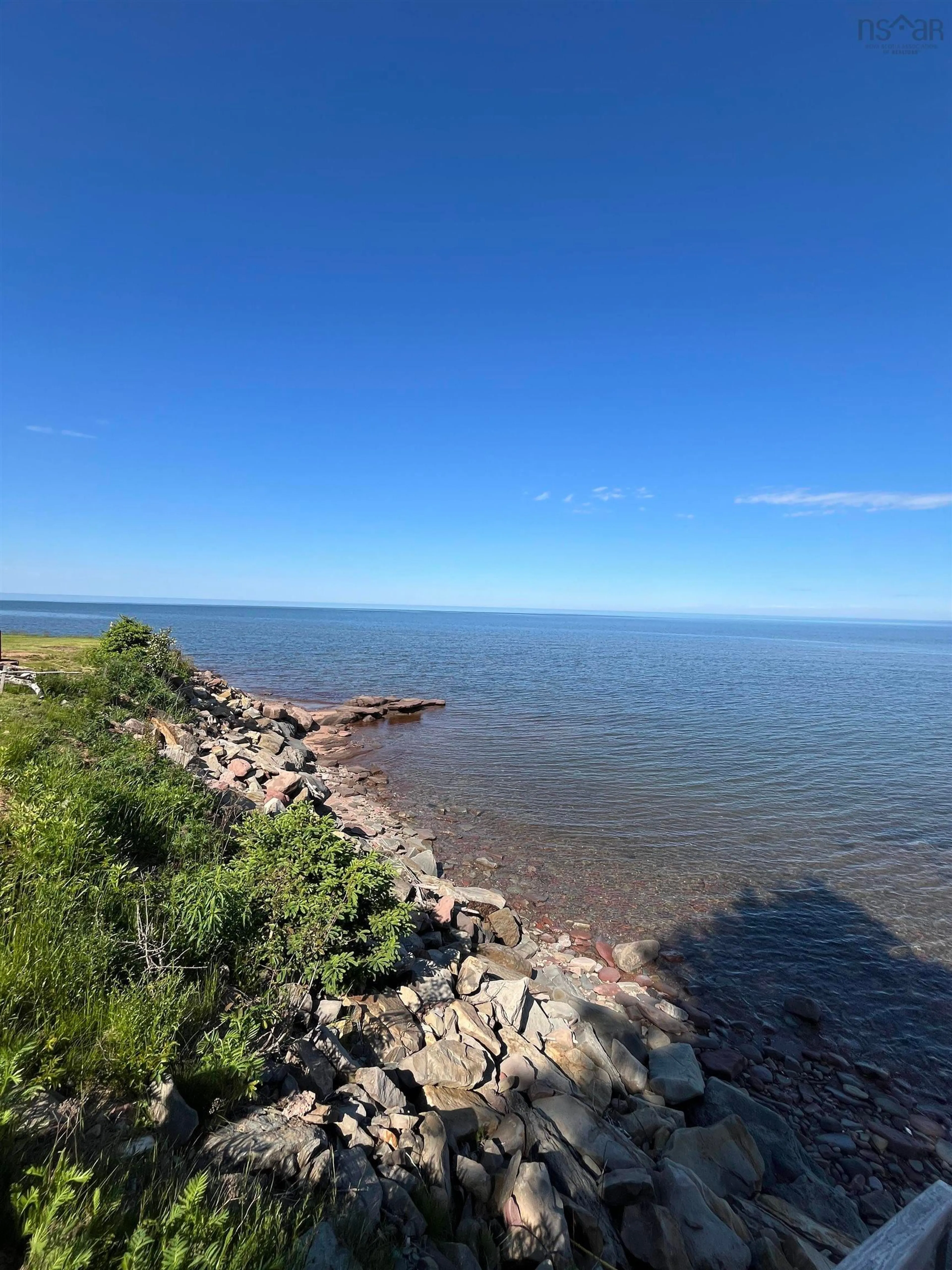 A pic from outside/outdoor area/front of a property/back of a property/a pic from drone, water/lake/river/ocean view for 376 Smith Point Rd, Fox Harbour Nova Scotia B0K 1Y0