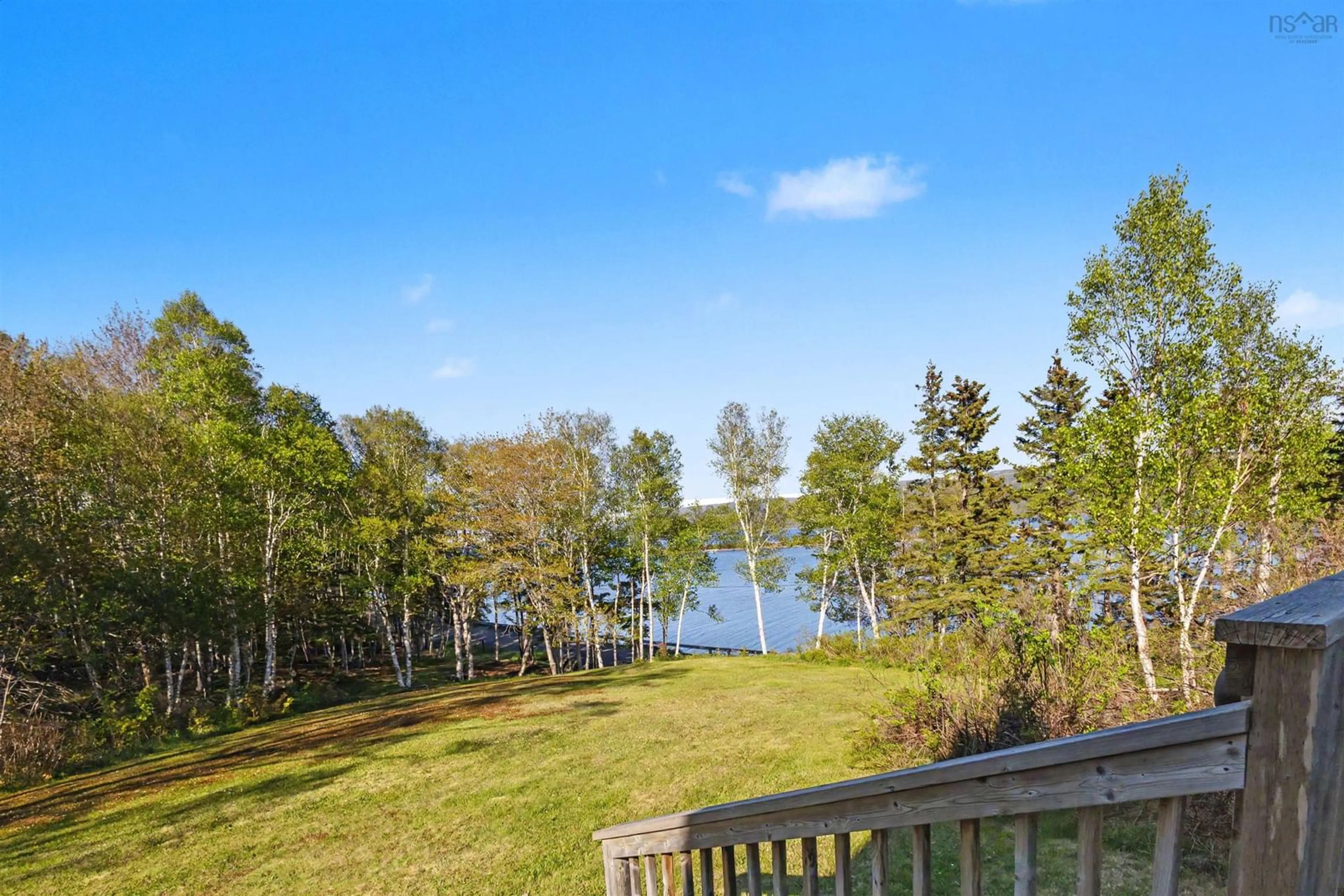 Patio, water/lake/river/ocean view for 208 Jersey Cove Rd, Jersey Cove Nova Scotia B0E 1B0