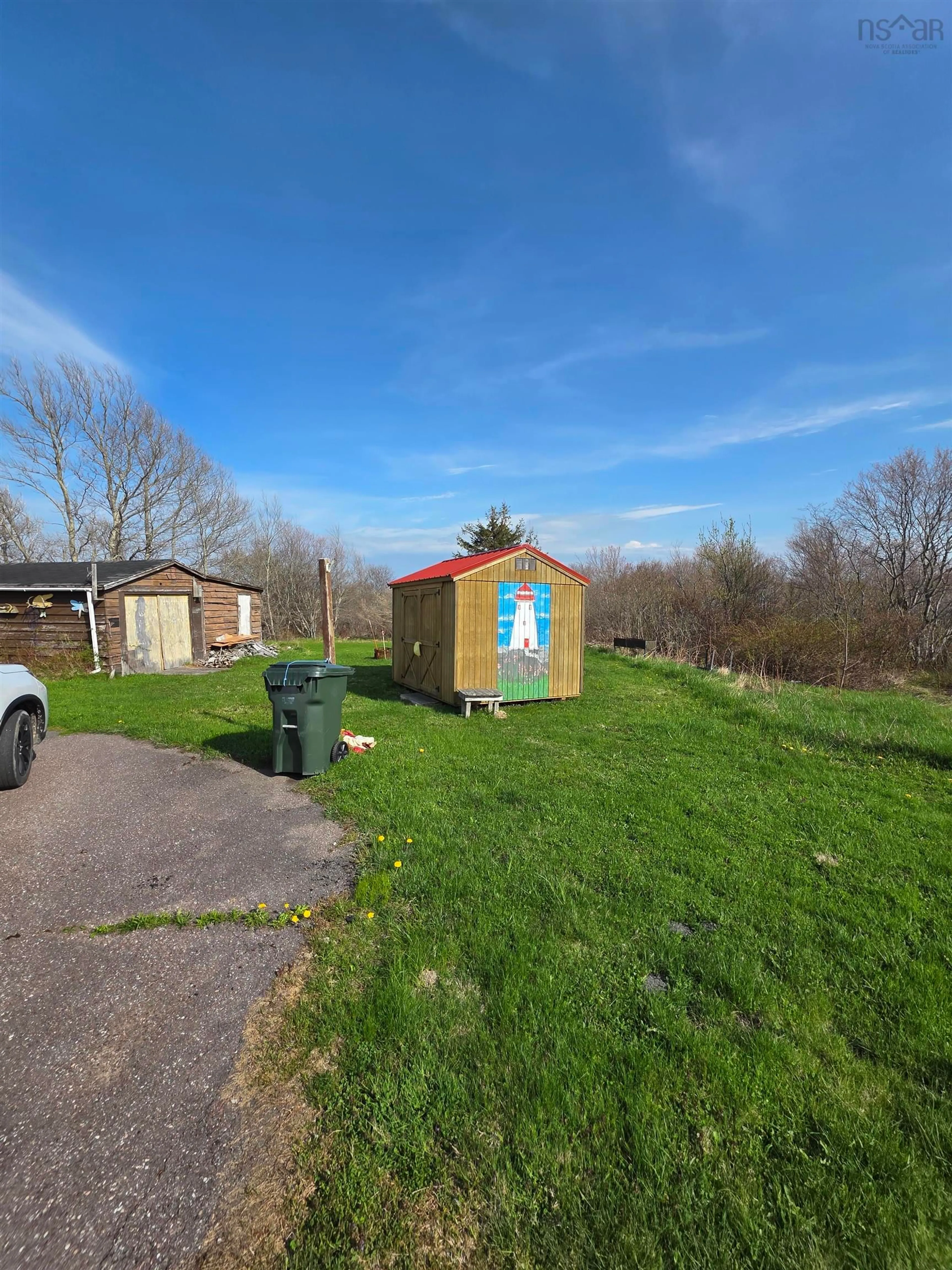 A pic from outside/outdoor area/front of a property/back of a property/a pic from drone, building for 200 Maple Ave, Glace Bay Nova Scotia B1A 2J1