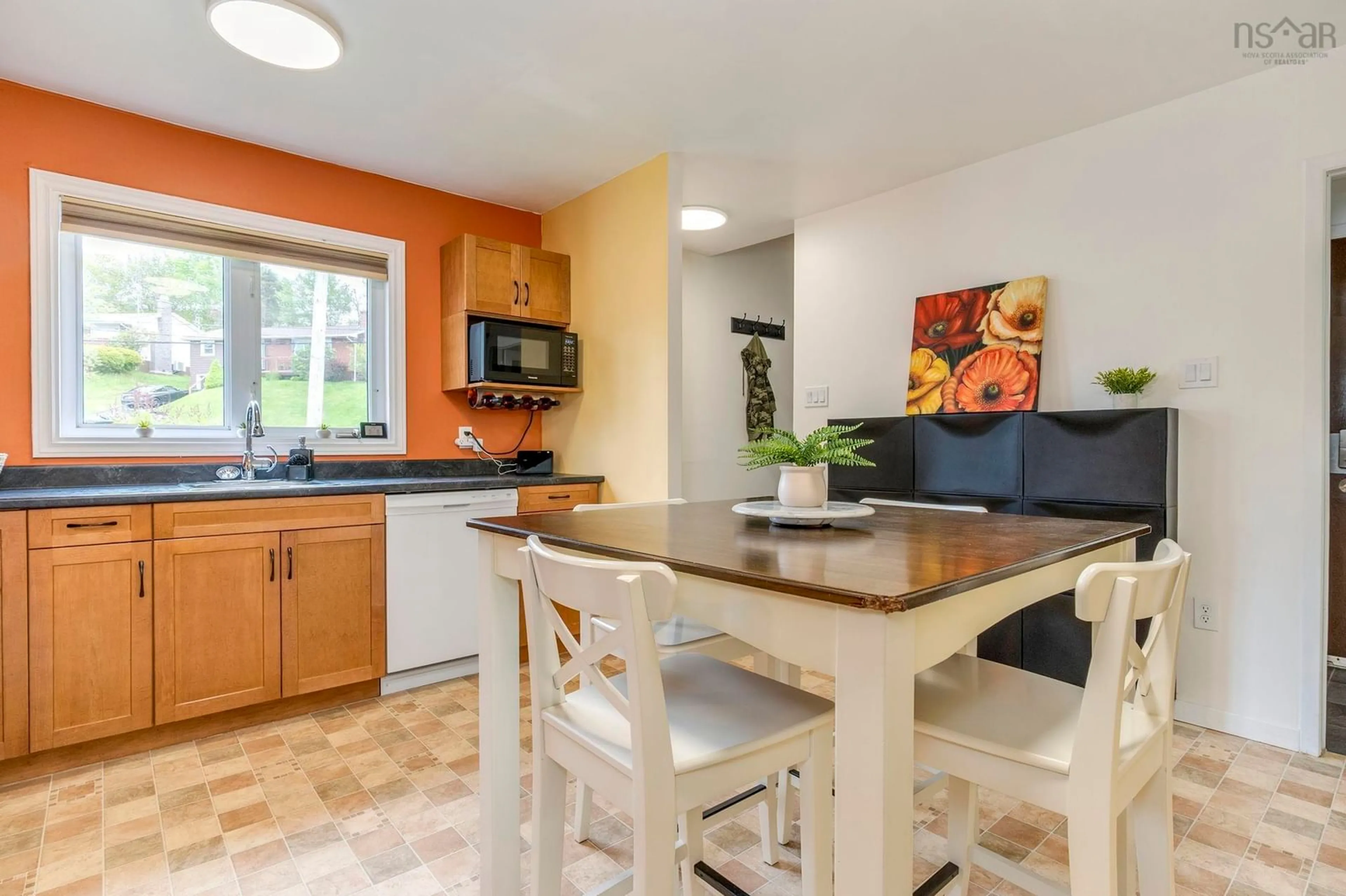 Open concept kitchen, ceramic/tile floor for 62 Topsail Blvd, Dartmouth Nova Scotia B2W 4A6