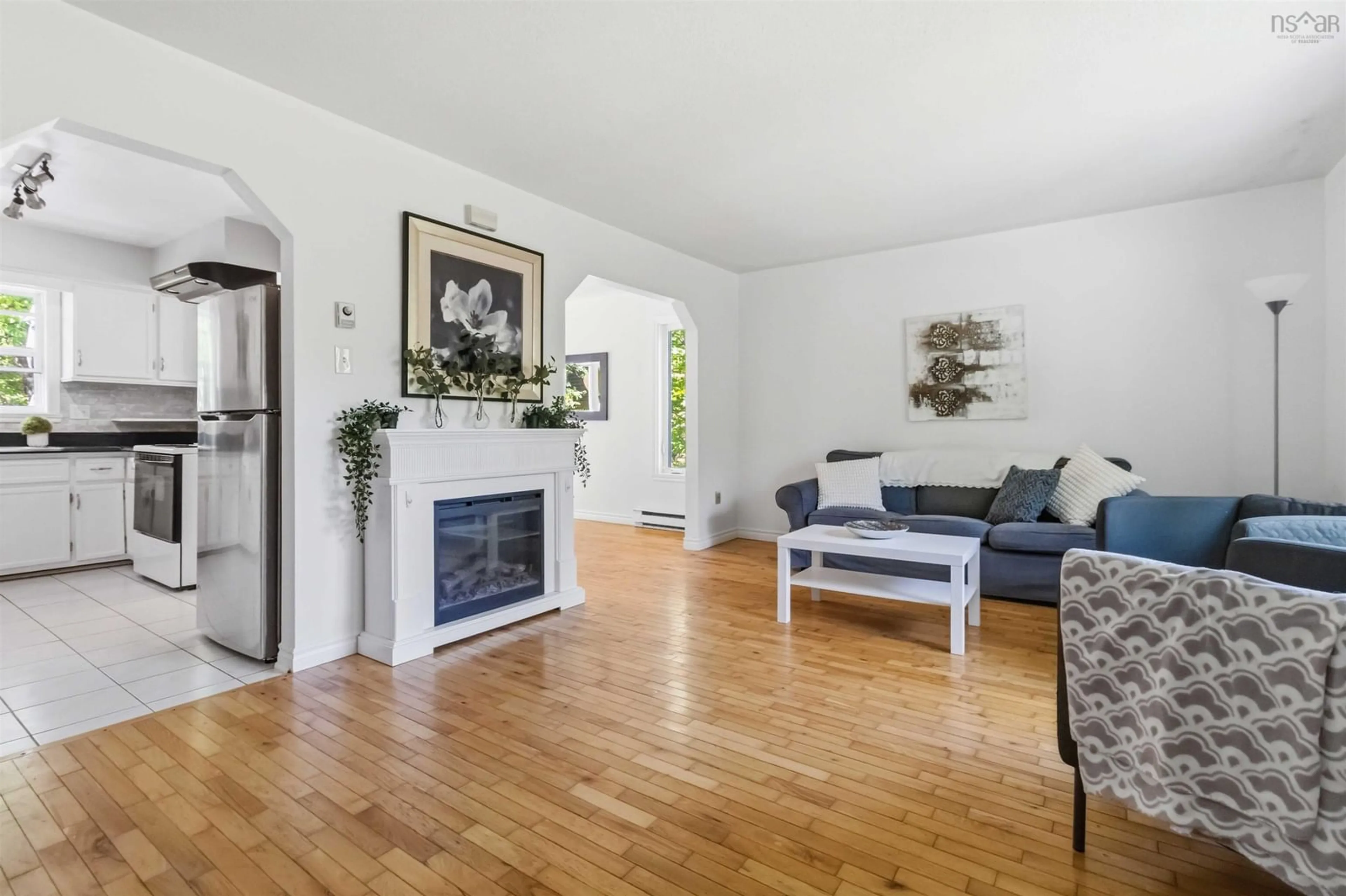 Living room with furniture, wood/laminate floor for 6 Timberlane Terrace Terr, Hammonds Plains Nova Scotia B3Z 1J2