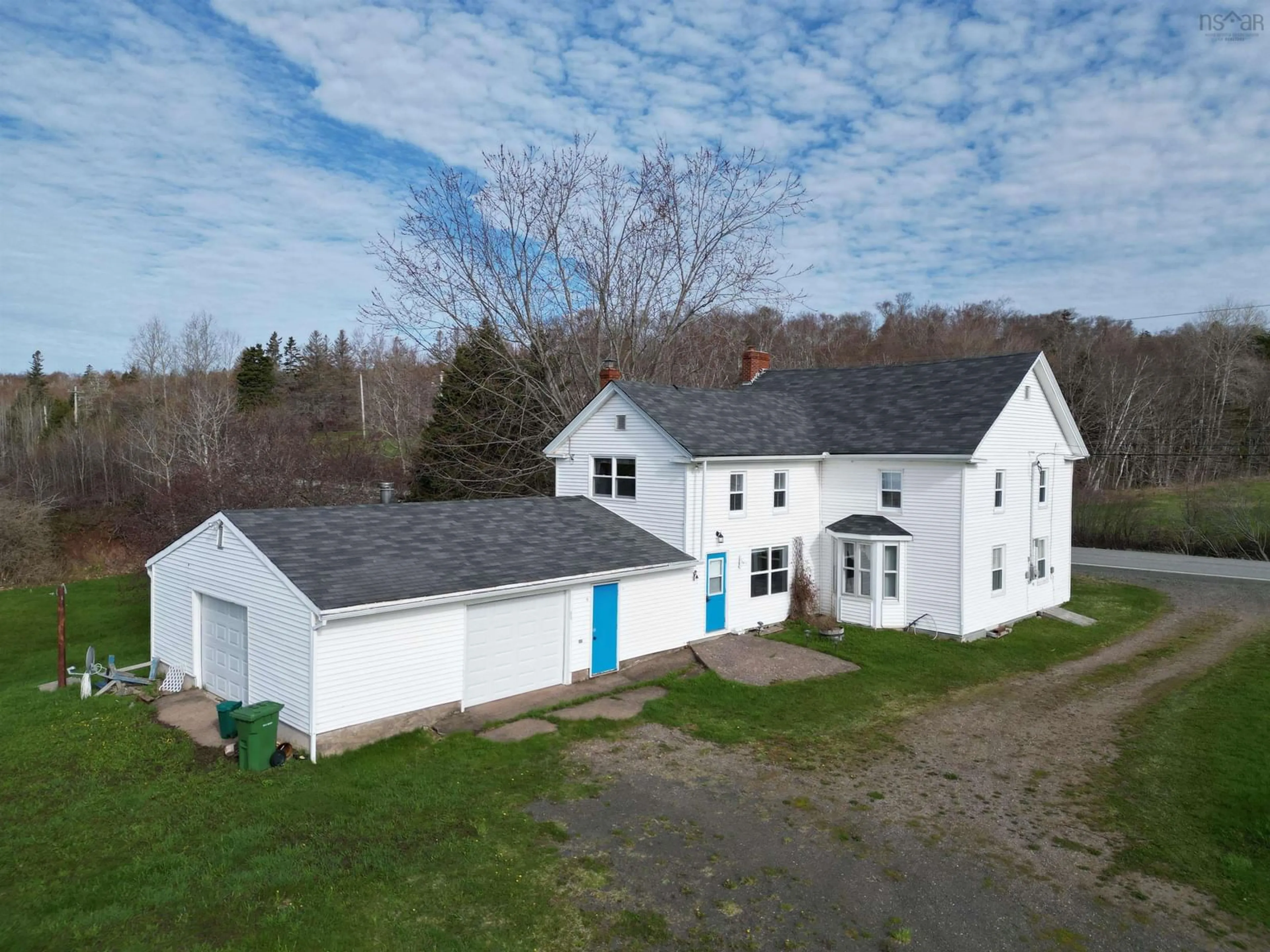 A pic from outside/outdoor area/front of a property/back of a property/a pic from drone, building for 4308 Highway 2, Upper Economy Nova Scotia B0M 1J0