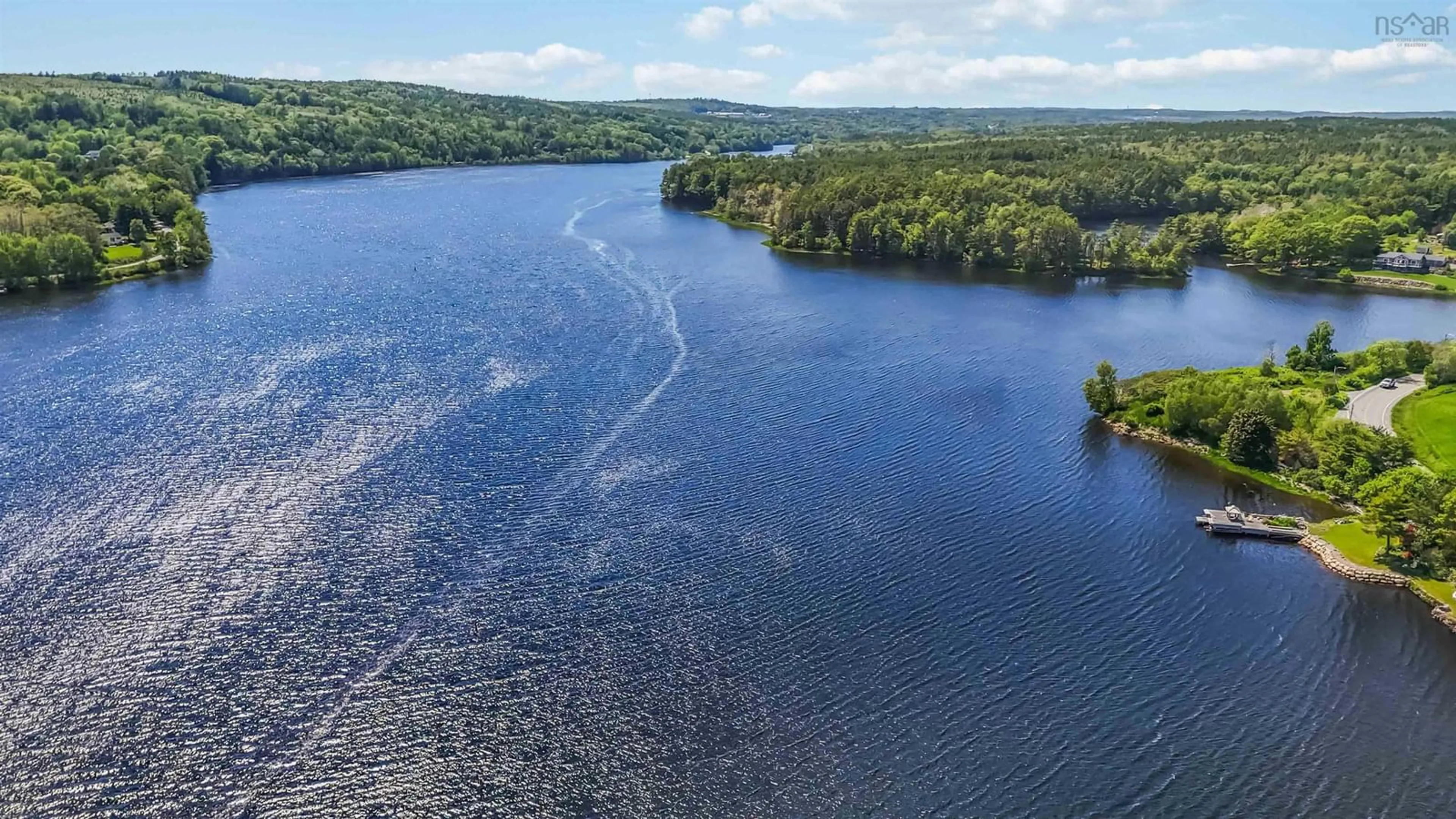 A pic from outside/outdoor area/front of a property/back of a property/a pic from drone, water/lake/river/ocean view for 13594 Highway 3, Dayspring Nova Scotia B4V 5P1