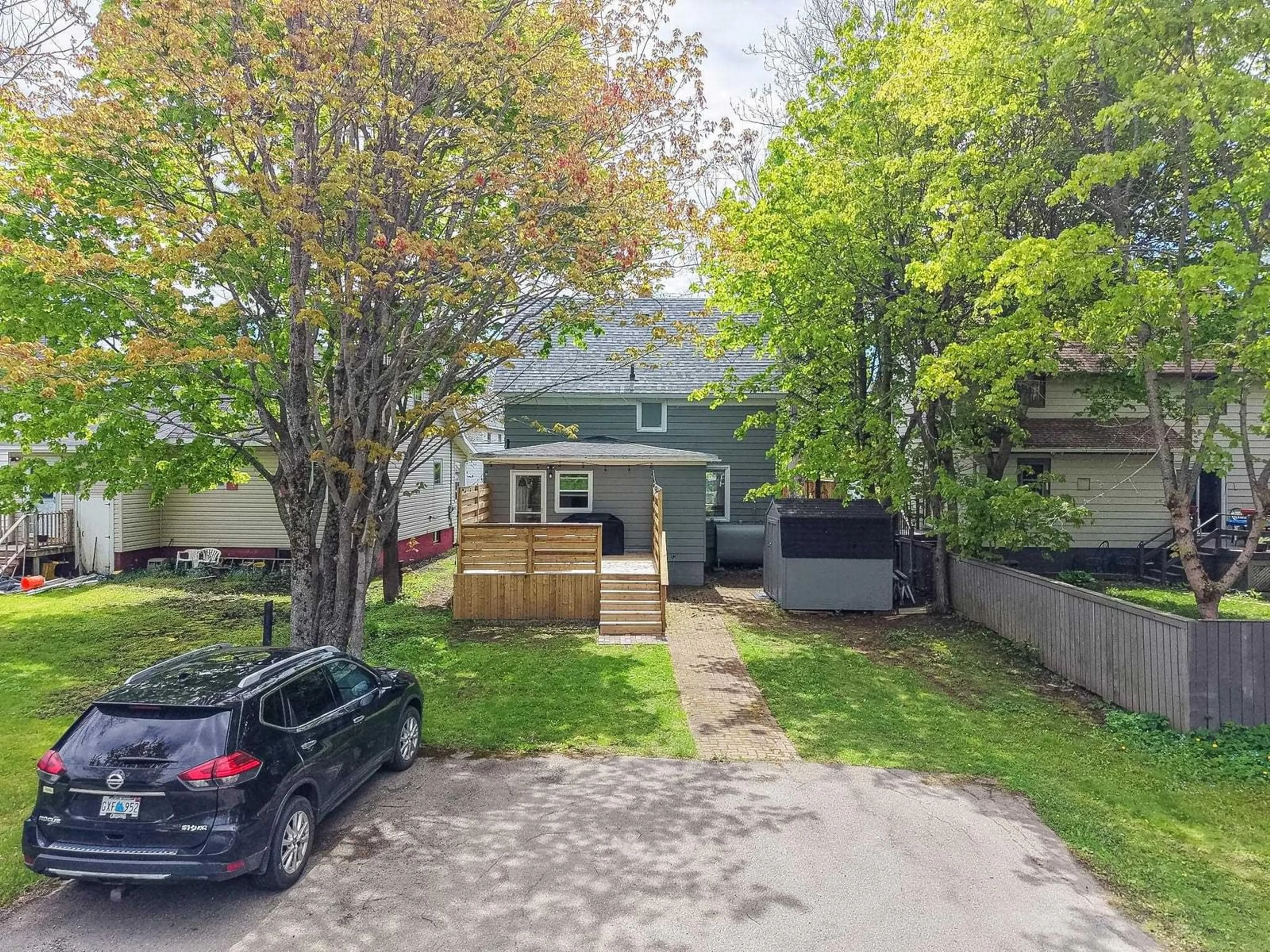 A pic from outside/outdoor area/front of a property/back of a property/a pic from drone, street for 17 St Peters Rd, Sydney Nova Scotia B1P 4P2