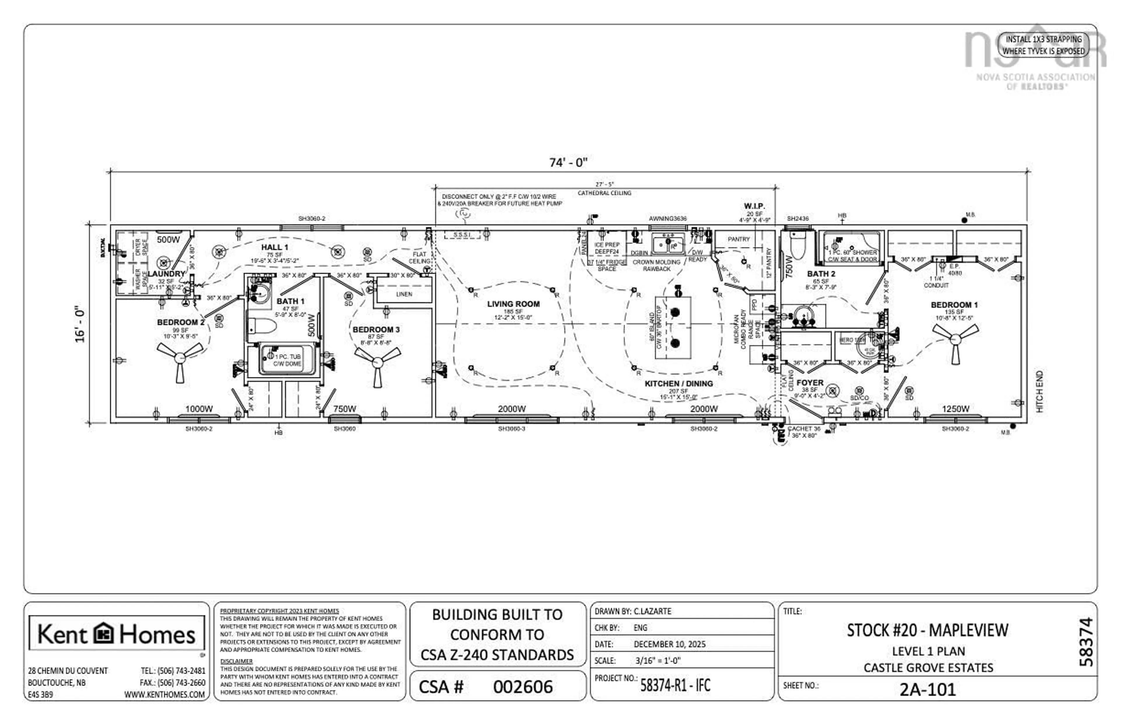 Floor plan for 28 Conway #Lot, Elmsdale Nova Scotia B2S 0H4
