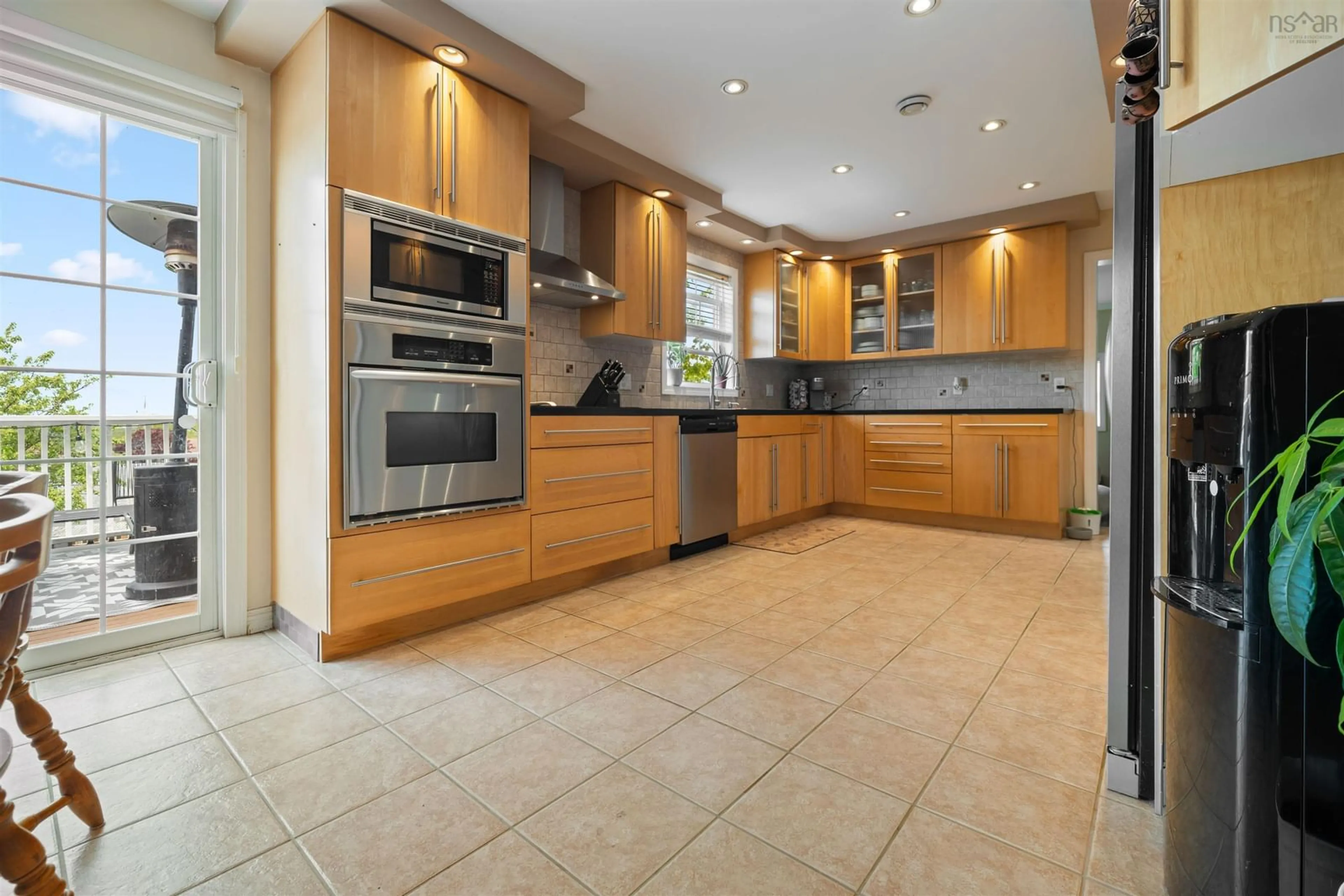 Contemporary kitchen, ceramic/tile floor for 320 Mountain Rd, New Glasgow Nova Scotia B2H 5W1