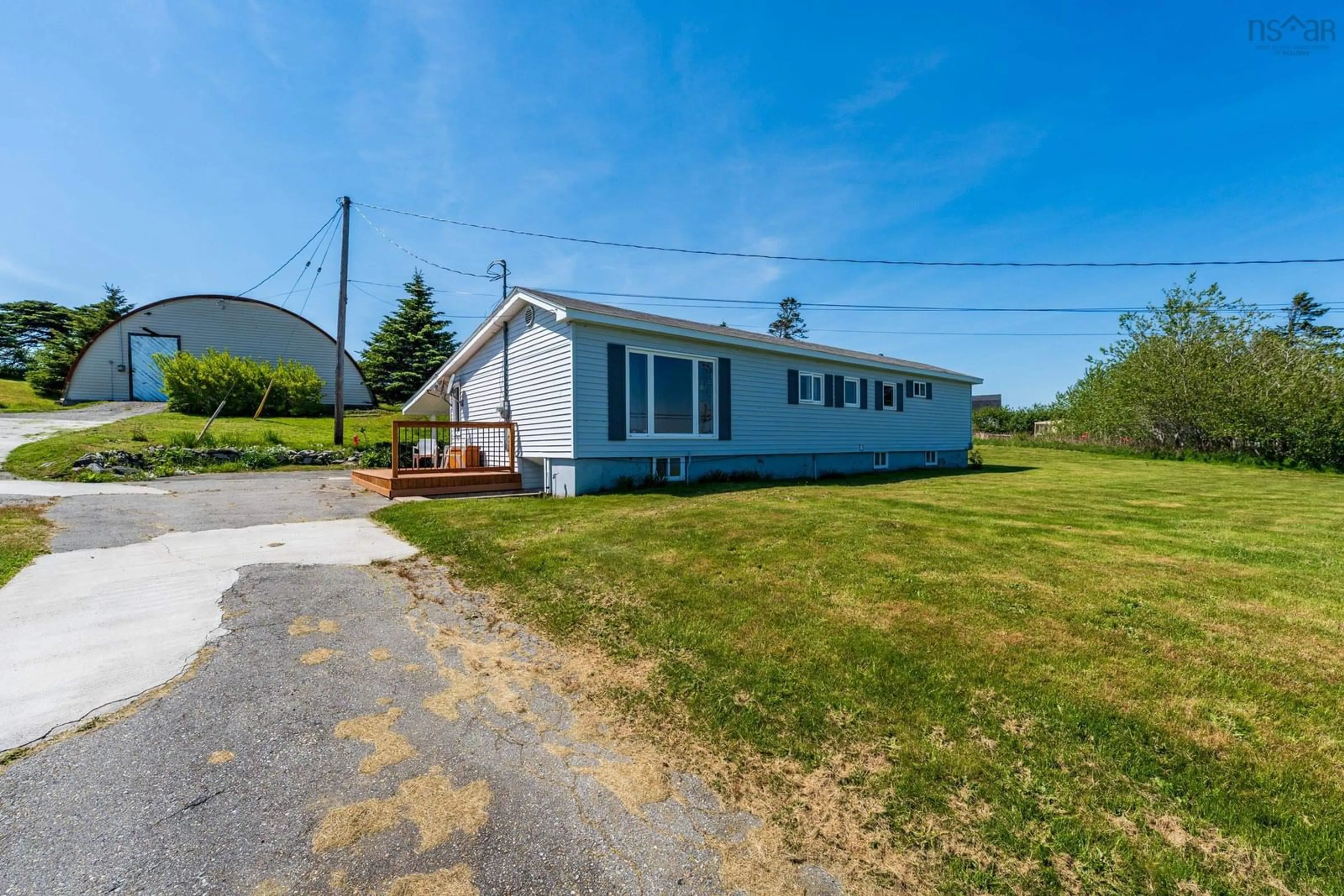 A pic from outside/outdoor area/front of a property/back of a property/a pic from drone, unknown for 980 Highway 304, Overton Nova Scotia B5A 5G7