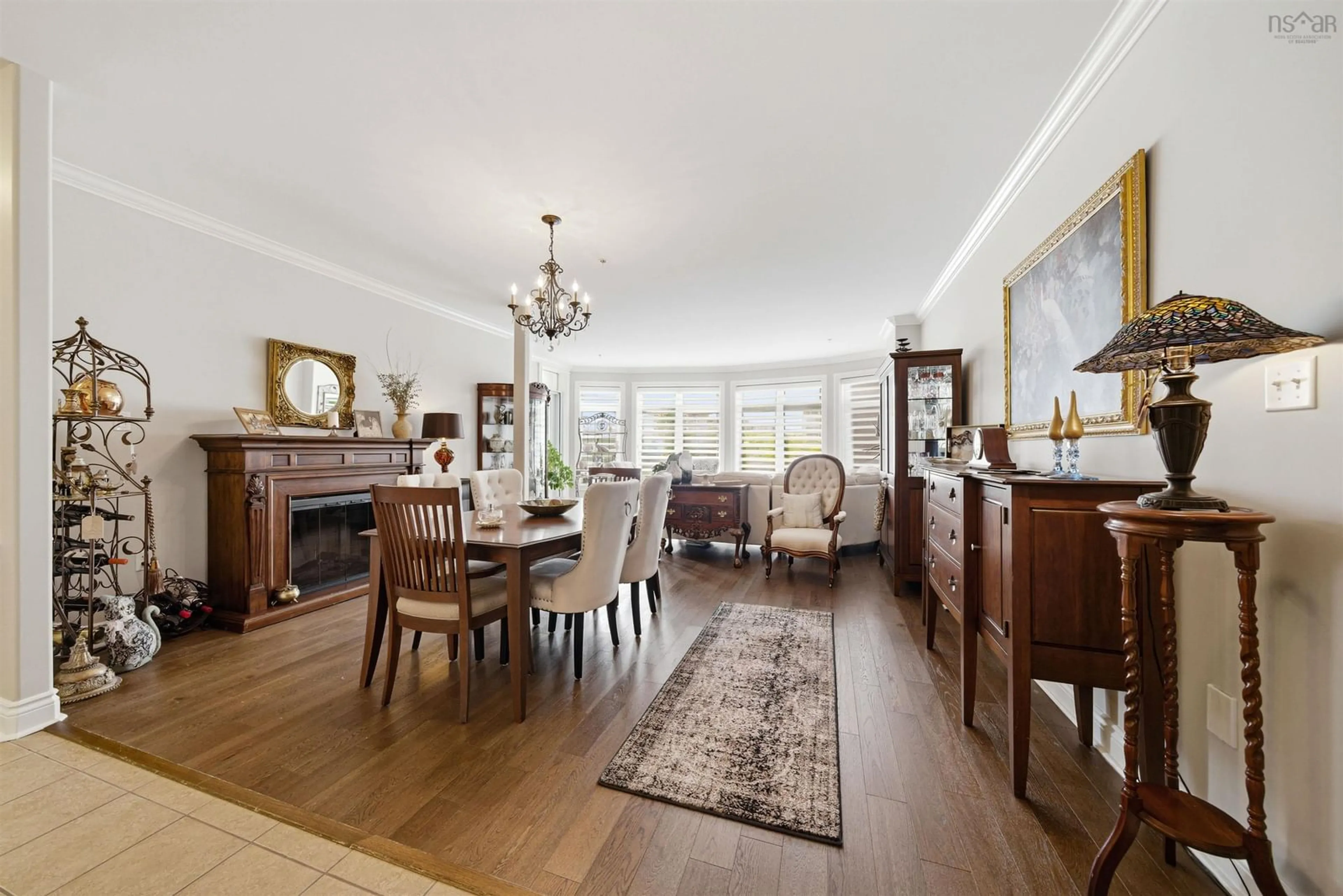 Dining room, wood/laminate floor for 94 Bedros Lane #214, Halifax Nova Scotia B3M 4X3