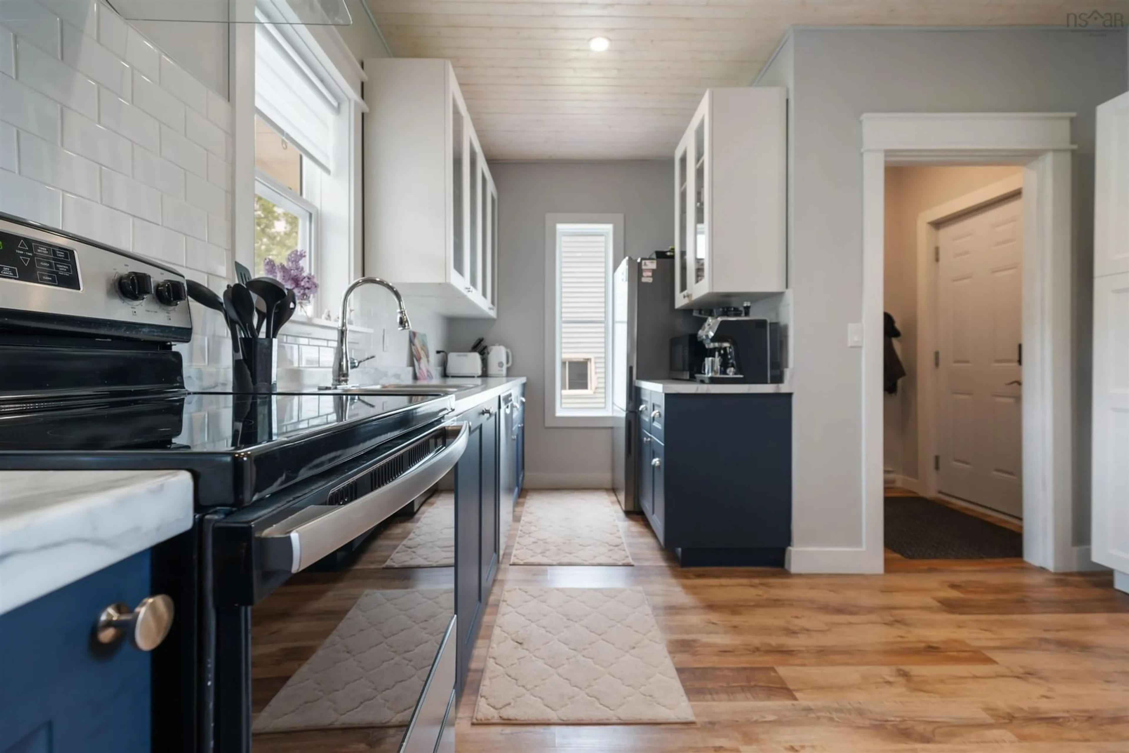 Open concept kitchen, ceramic/tile floor for 1720 Acadia Ave, Westville Nova Scotia B0K 2A0