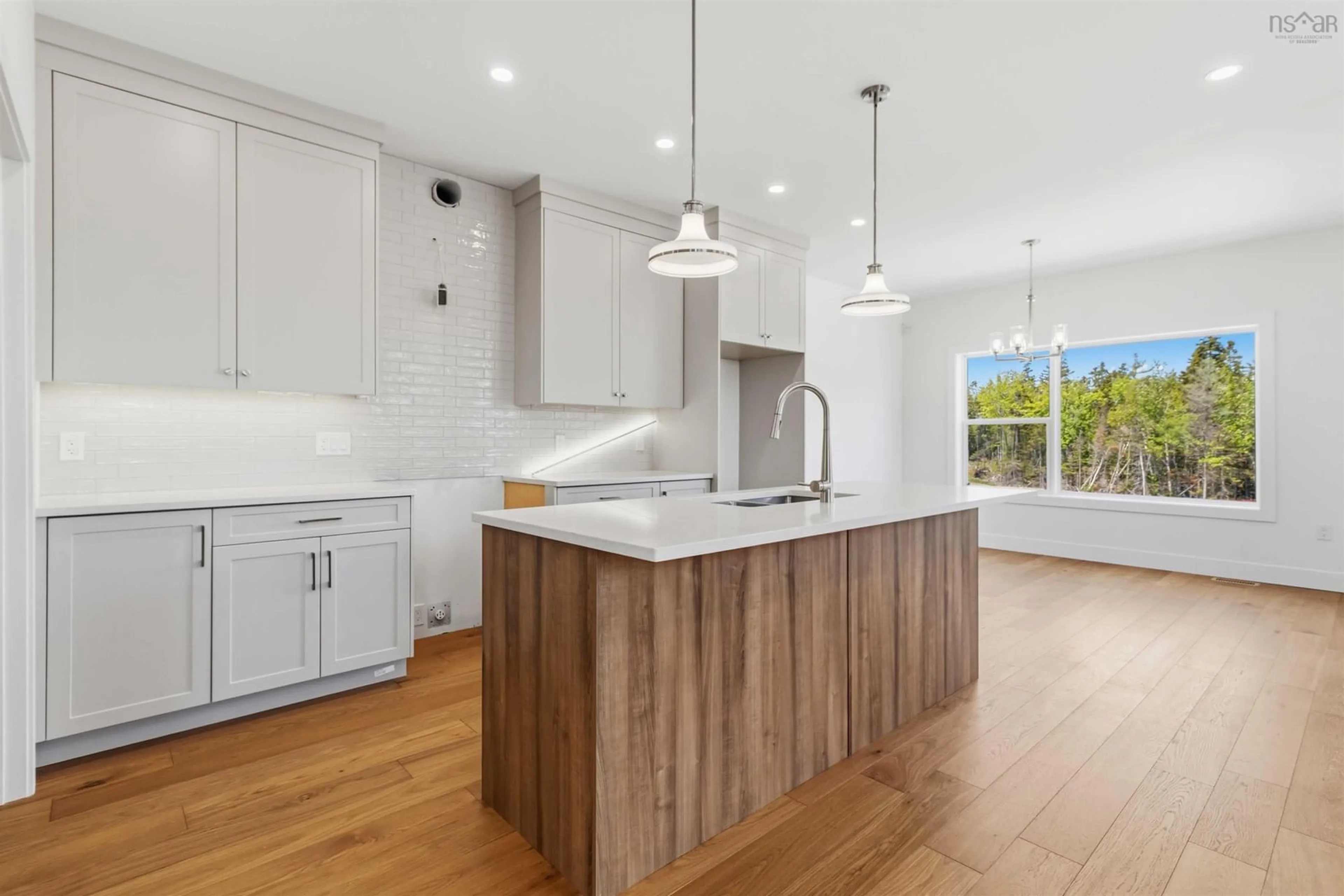 Open concept kitchen, wood/laminate floor for 209 Lewis Dr #LW14, Bedford Nova Scotia B4B 0L3