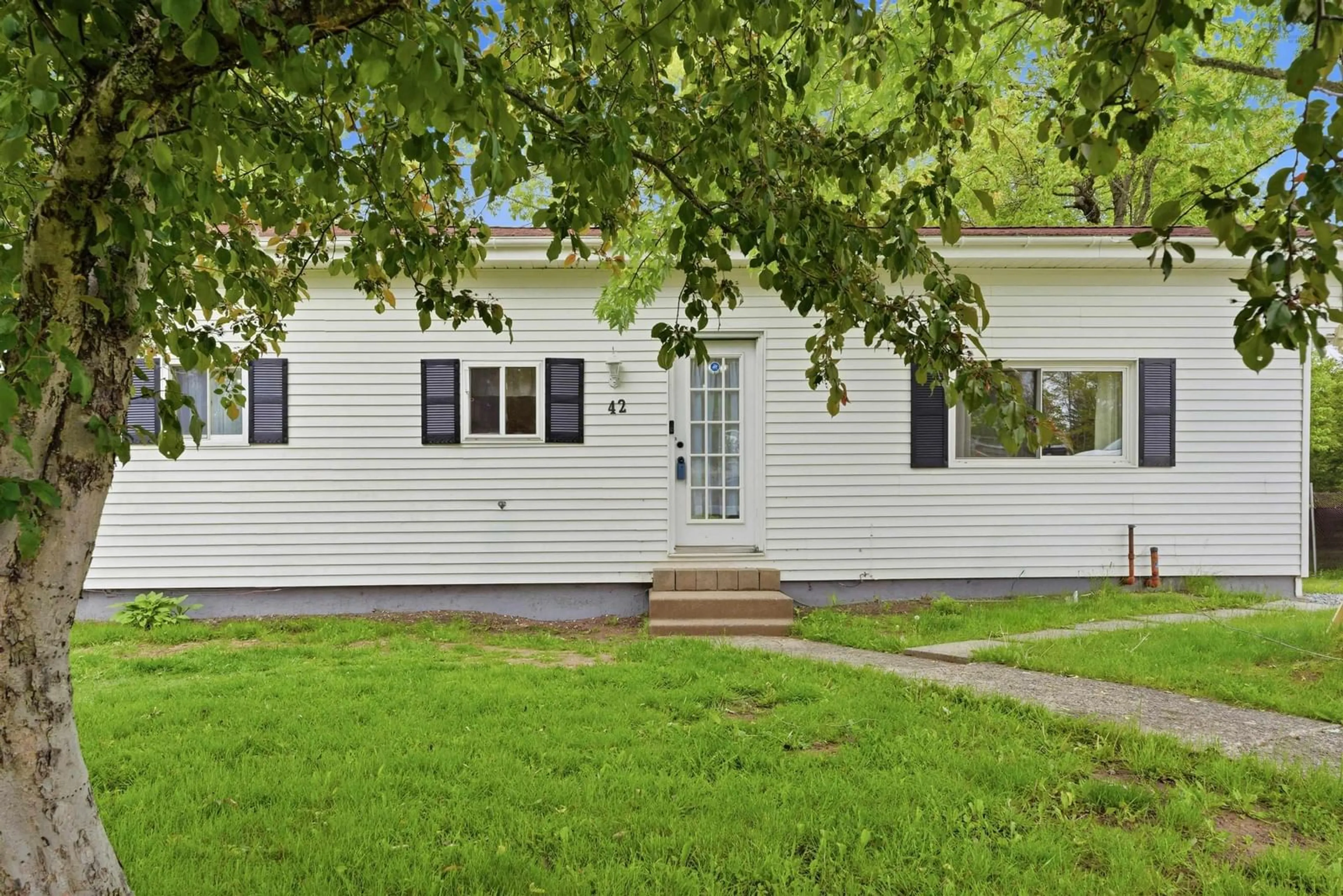 Home with vinyl exterior material, street for 42 Iseley Lane, Dutch Settlement Nova Scotia B2S 2C4