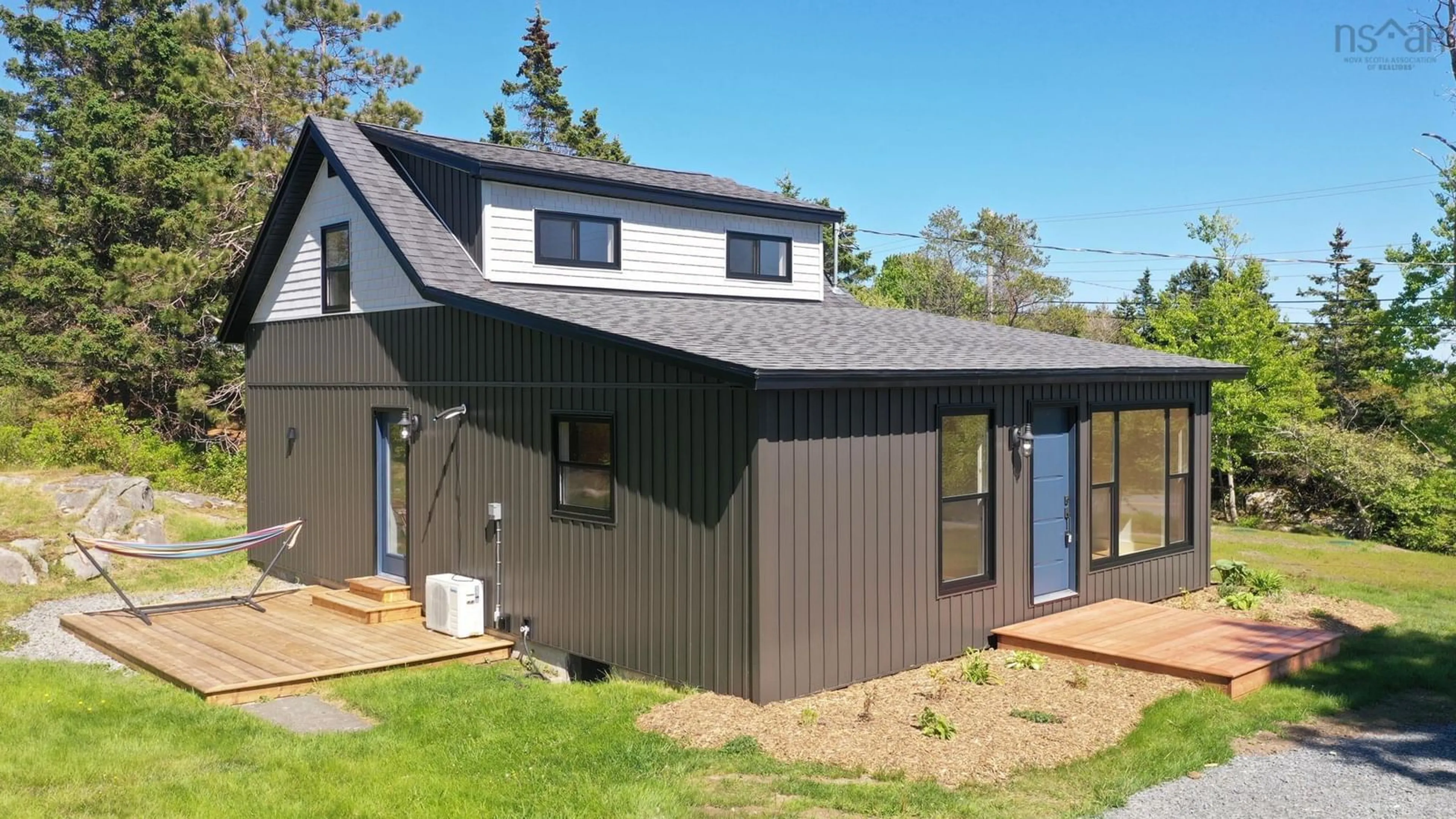 Home with vinyl exterior material, street for 31 Shore View Dr, Beach Meadows Nova Scotia B0J 1H0