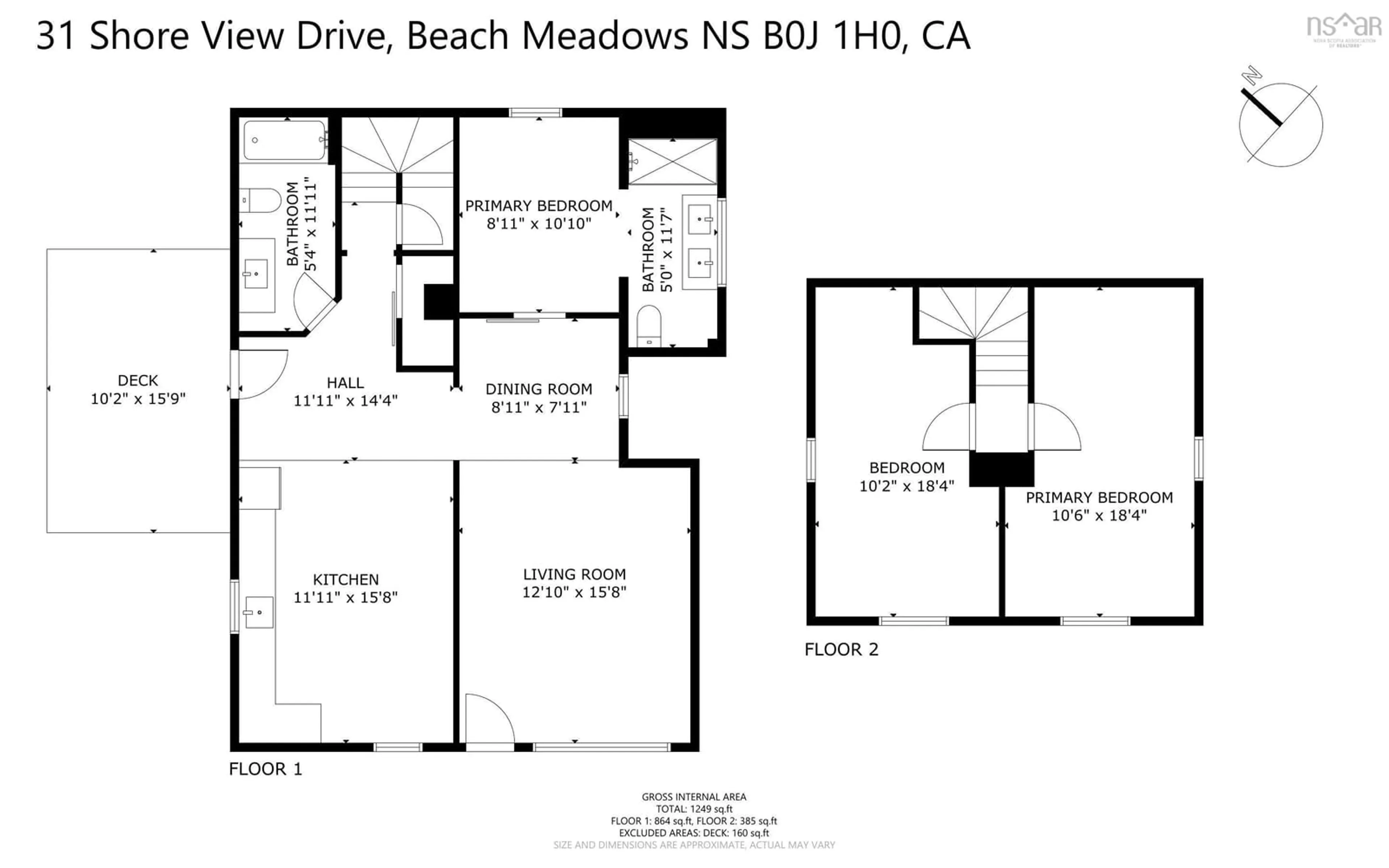 Floor plan for 31 Shore View Dr, Beach Meadows Nova Scotia B0J 1H0