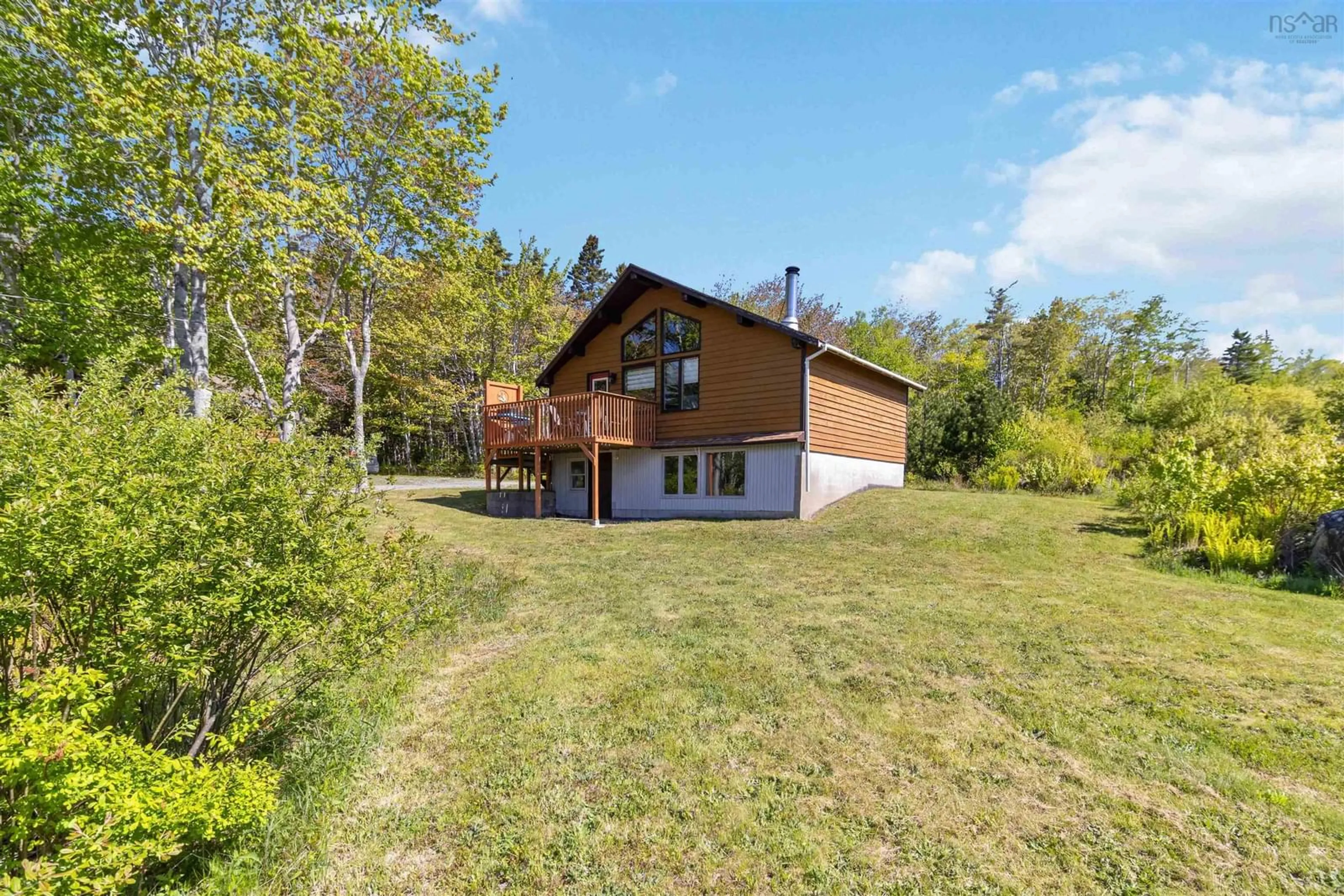 A pic from outside/outdoor area/front of a property/back of a property/a pic from drone, unknown for 11 Beach View Lane #B4, Summerville Centre Nova Scotia B0T 1T0