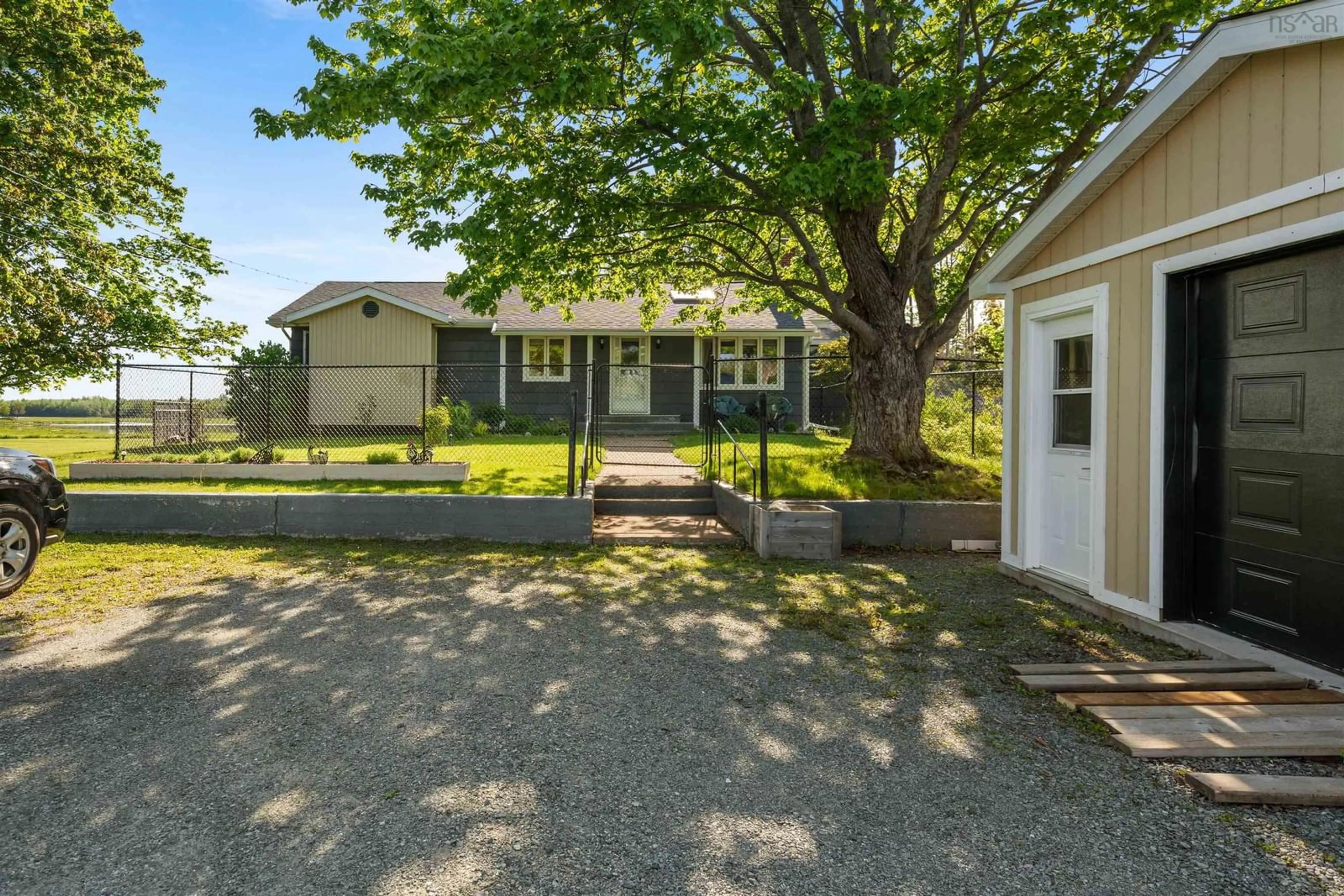 A pic from outside/outdoor area/front of a property/back of a property/a pic from drone, street for 860 Granton Abercrombie Rd, Abercrombie Nova Scotia B2H 5C6