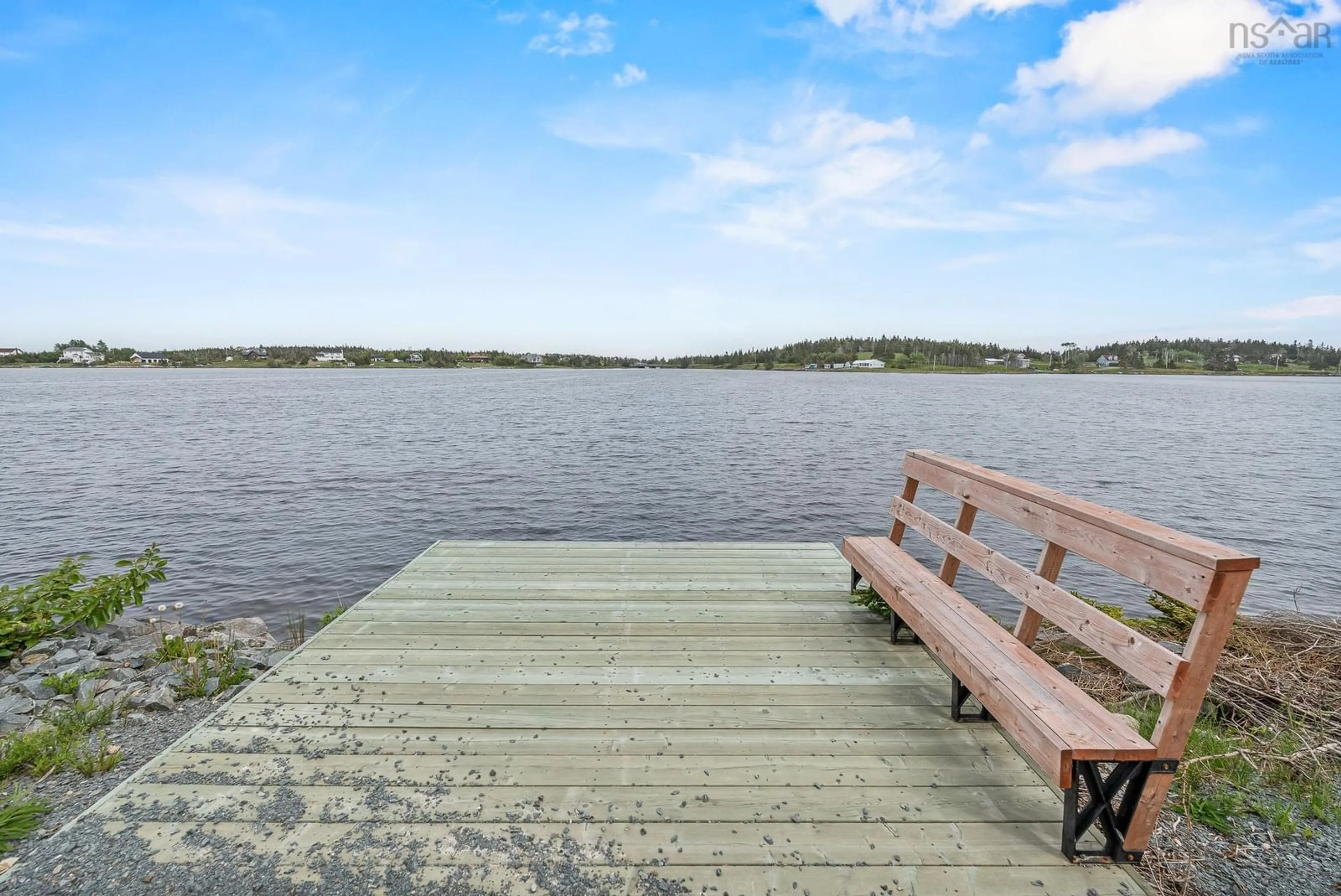 Patio, water/lake/river/ocean view for 2495 Crowell Rd, Lawrencetown Nova Scotia B2Z 1P5