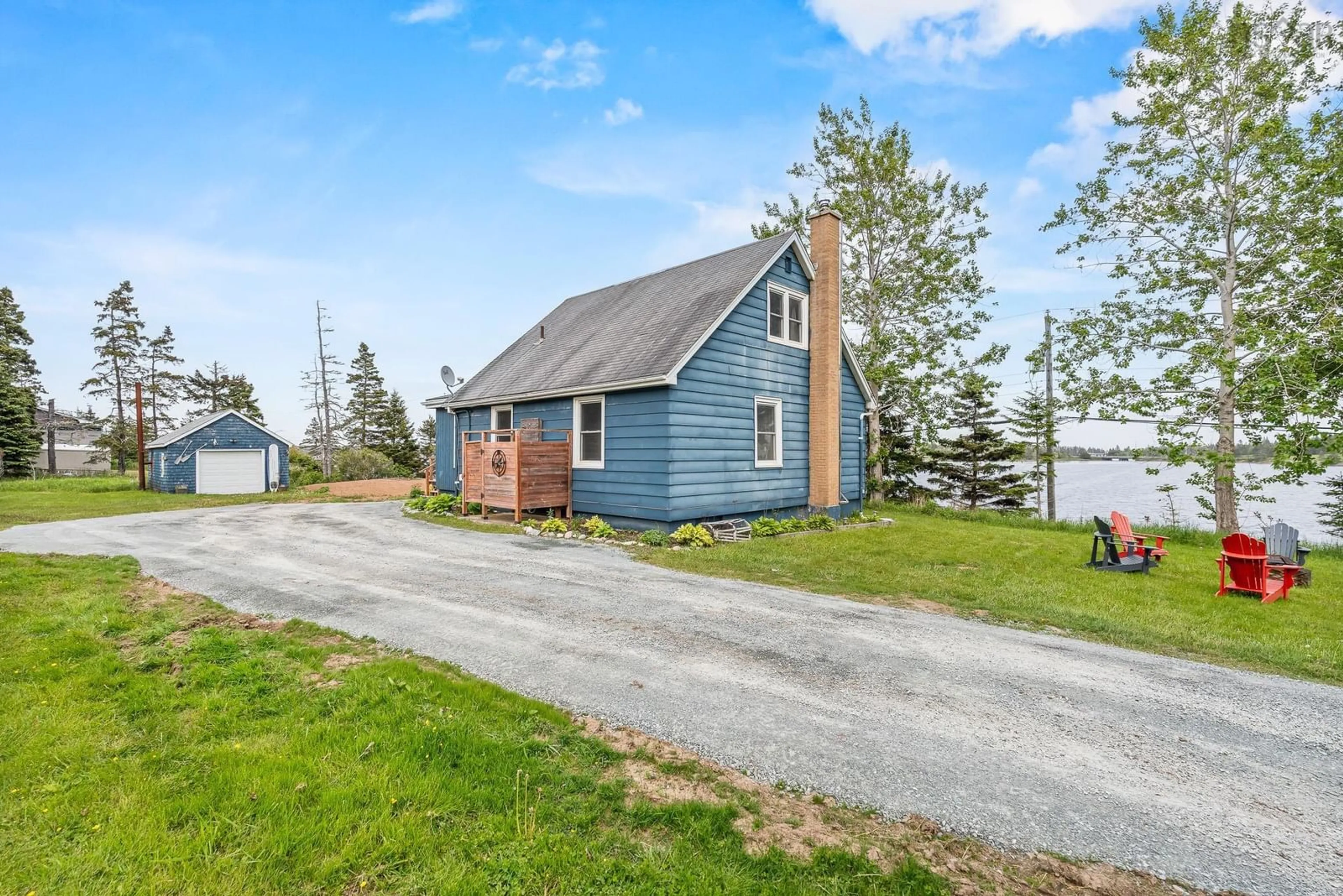A pic from outside/outdoor area/front of a property/back of a property/a pic from drone, street for 2495 Crowell Rd, Lawrencetown Nova Scotia B2Z 1P5