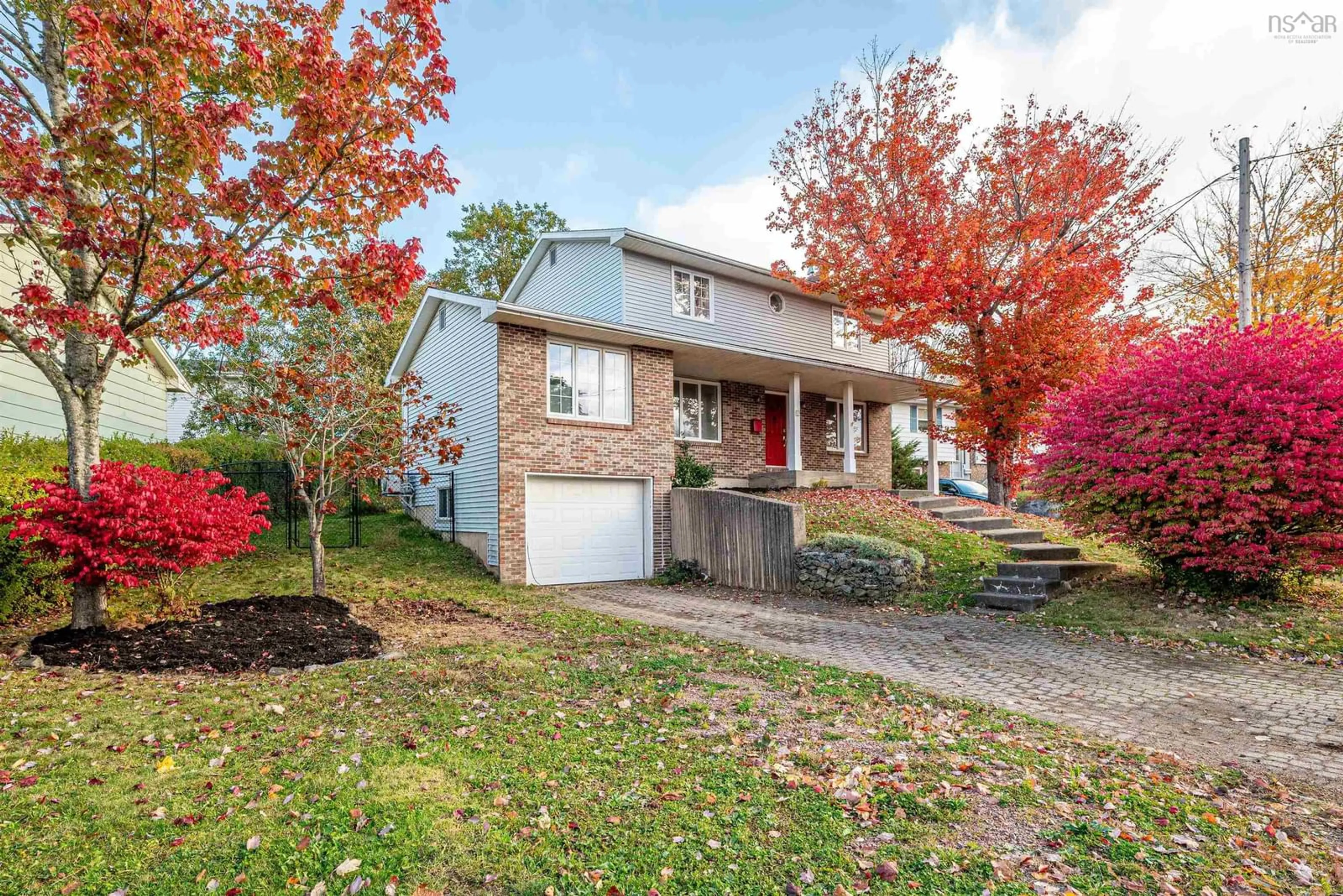 Home with brick exterior material, street for 2 Berkley Brae, Dartmouth Nova Scotia B2Y 4G6