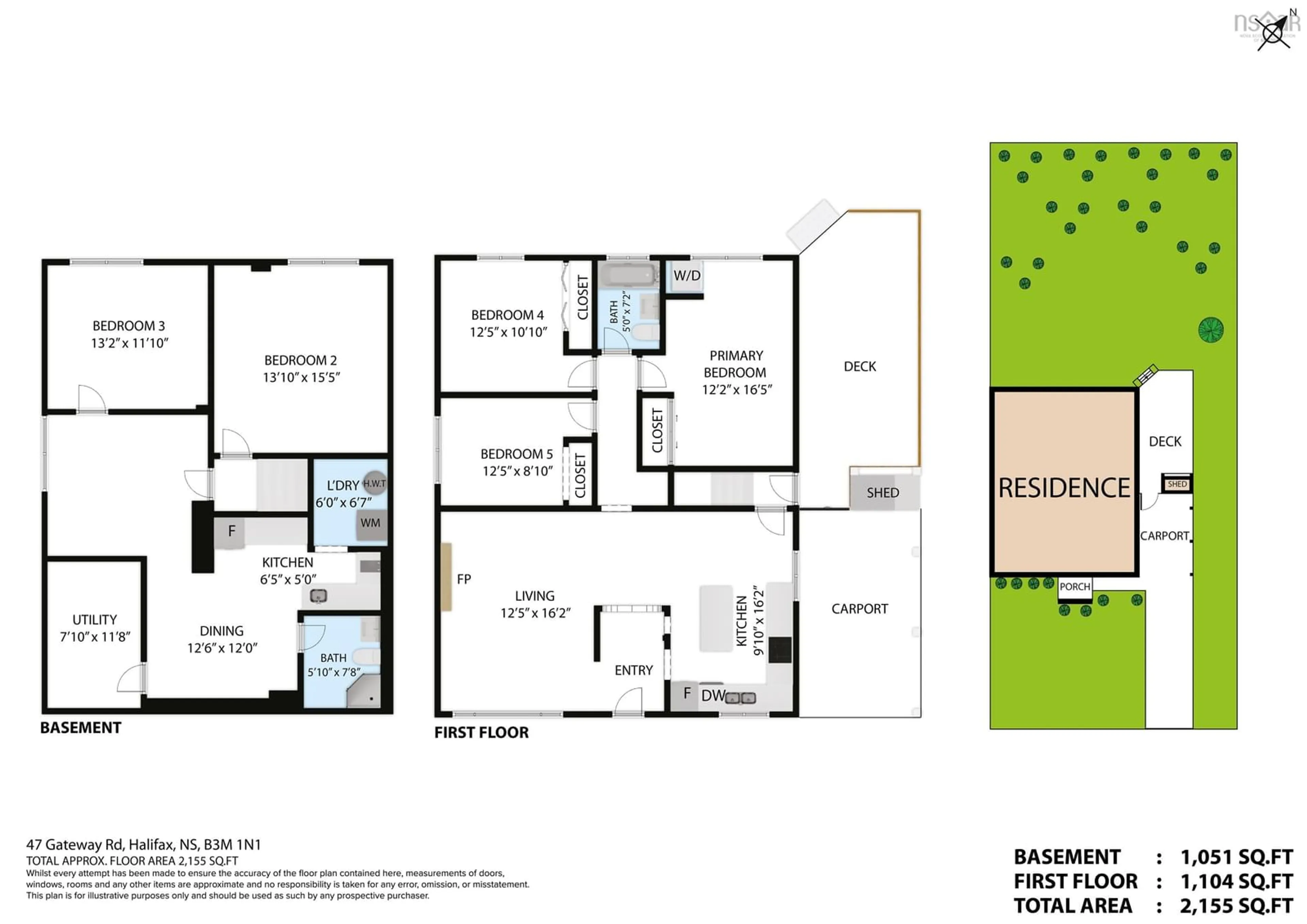 Floor plan for 47 Gateway Rd, Halifax Nova Scotia B3M 1N1