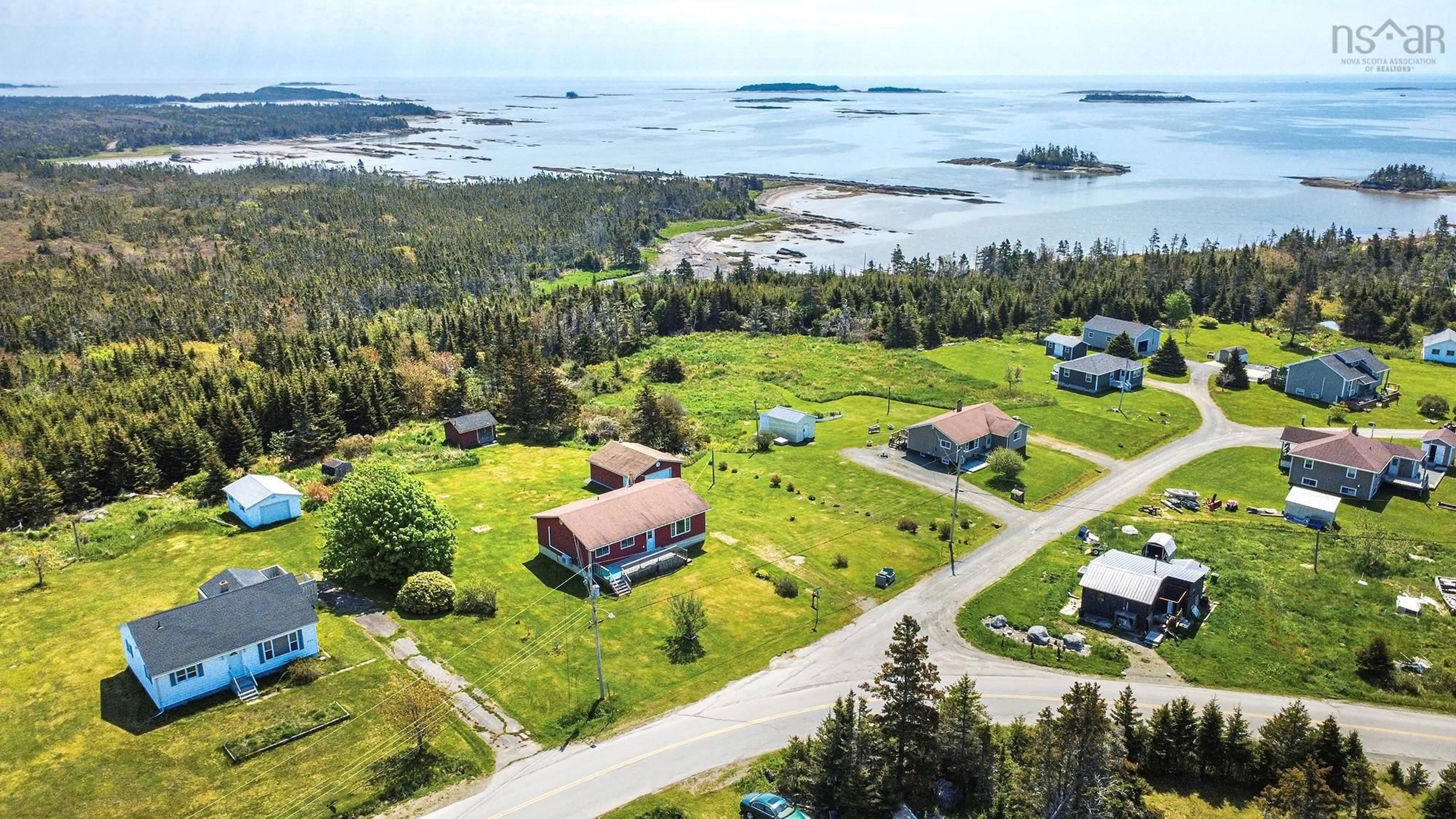 A pic from outside/outdoor area/front of a property/back of a property/a pic from drone, water/lake/river/ocean view for 553 Little Harbour Rd, Eastern Shore Nova Scotia B0J 1Y0