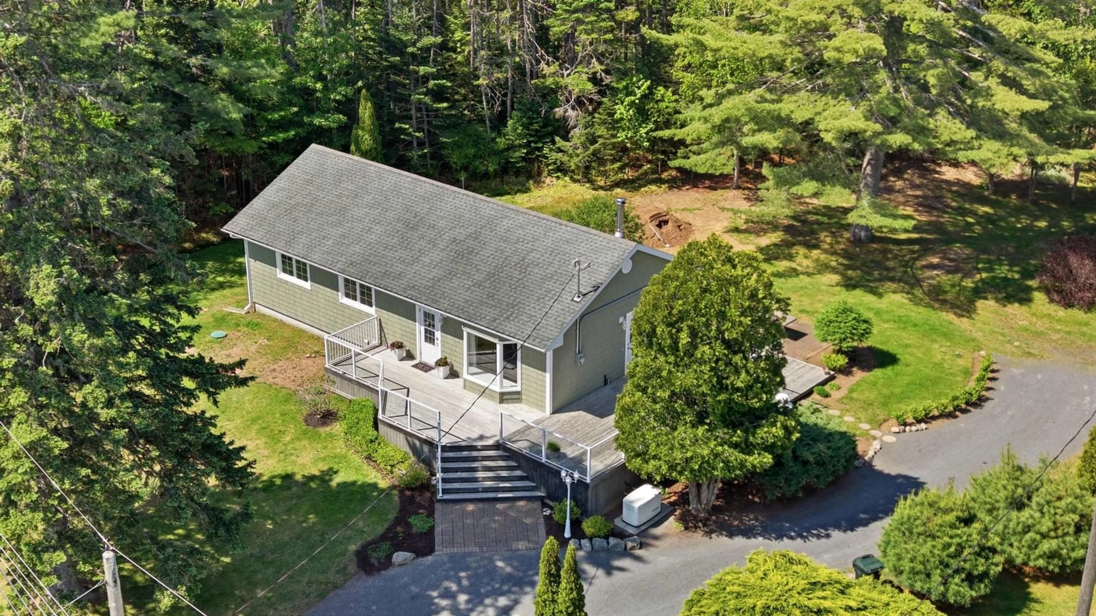 A pic from outside/outdoor area/front of a property/back of a property/a pic from drone, unknown for 148 Borgalds Point Rd, Chester Basin Nova Scotia B0J 1K0