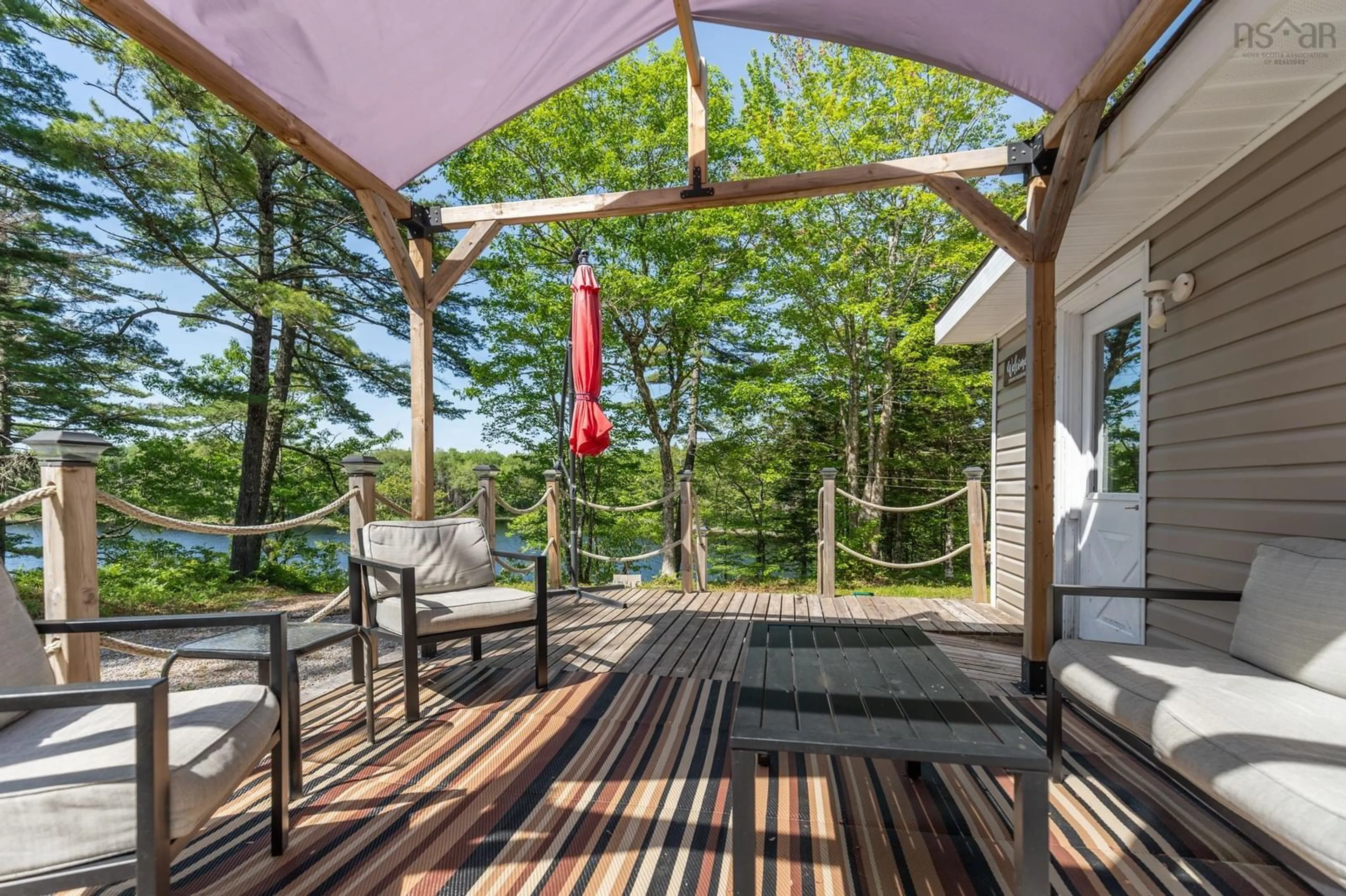 Patio, water/lake/river/ocean view for 799 Coldstream Rd, East Quinan Nova Scotia B0W 3M0
