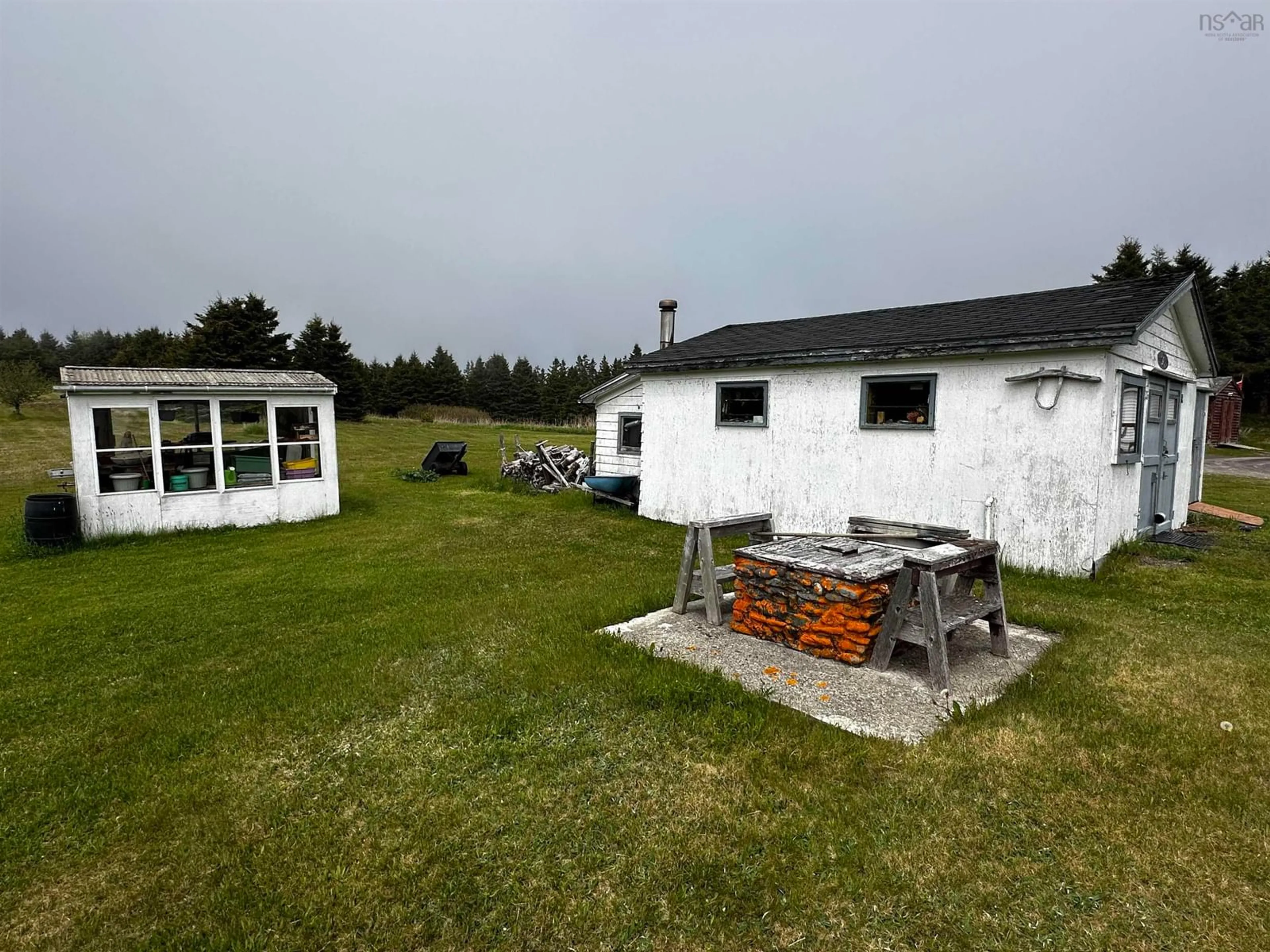 A pic from outside/outdoor area/front of a property/back of a property/a pic from drone, building for 23 Boulet Lane, L'Ardoise Nova Scotia B0E 1S0