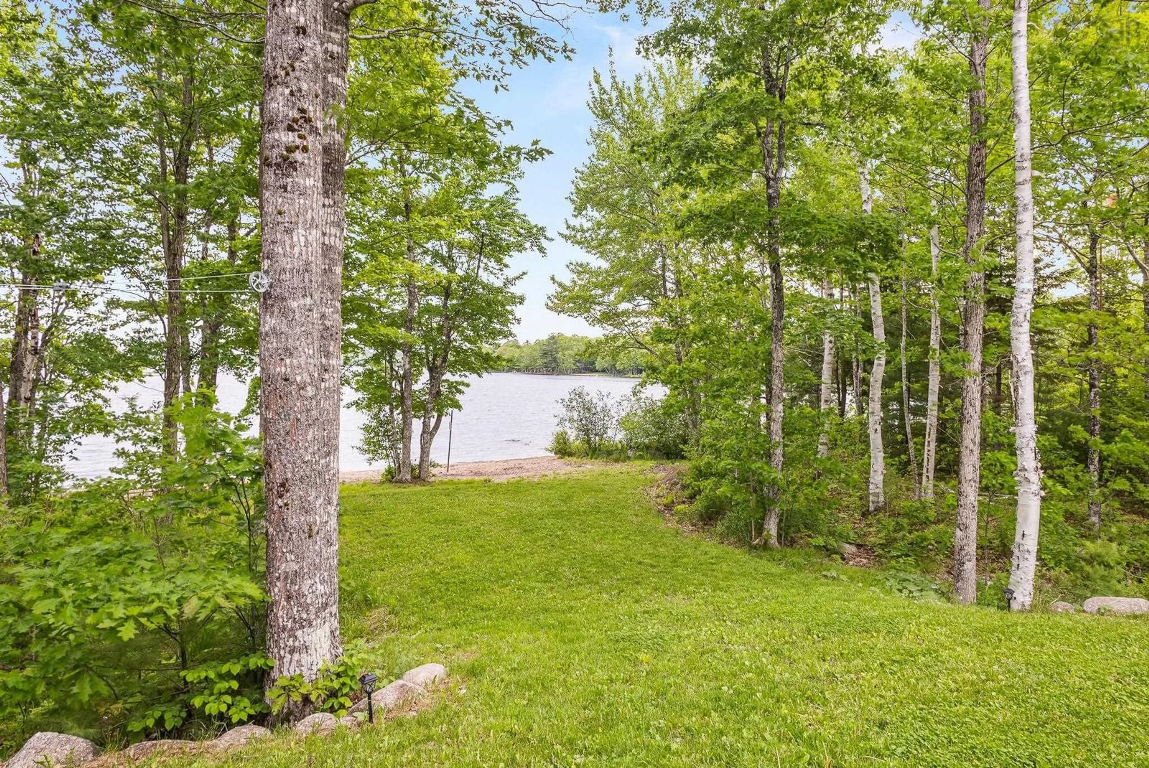 Patio, water/lake/river/ocean view for 62 Canyon Point Rd, Upper Vaughan Nova Scotia B0N 2T0