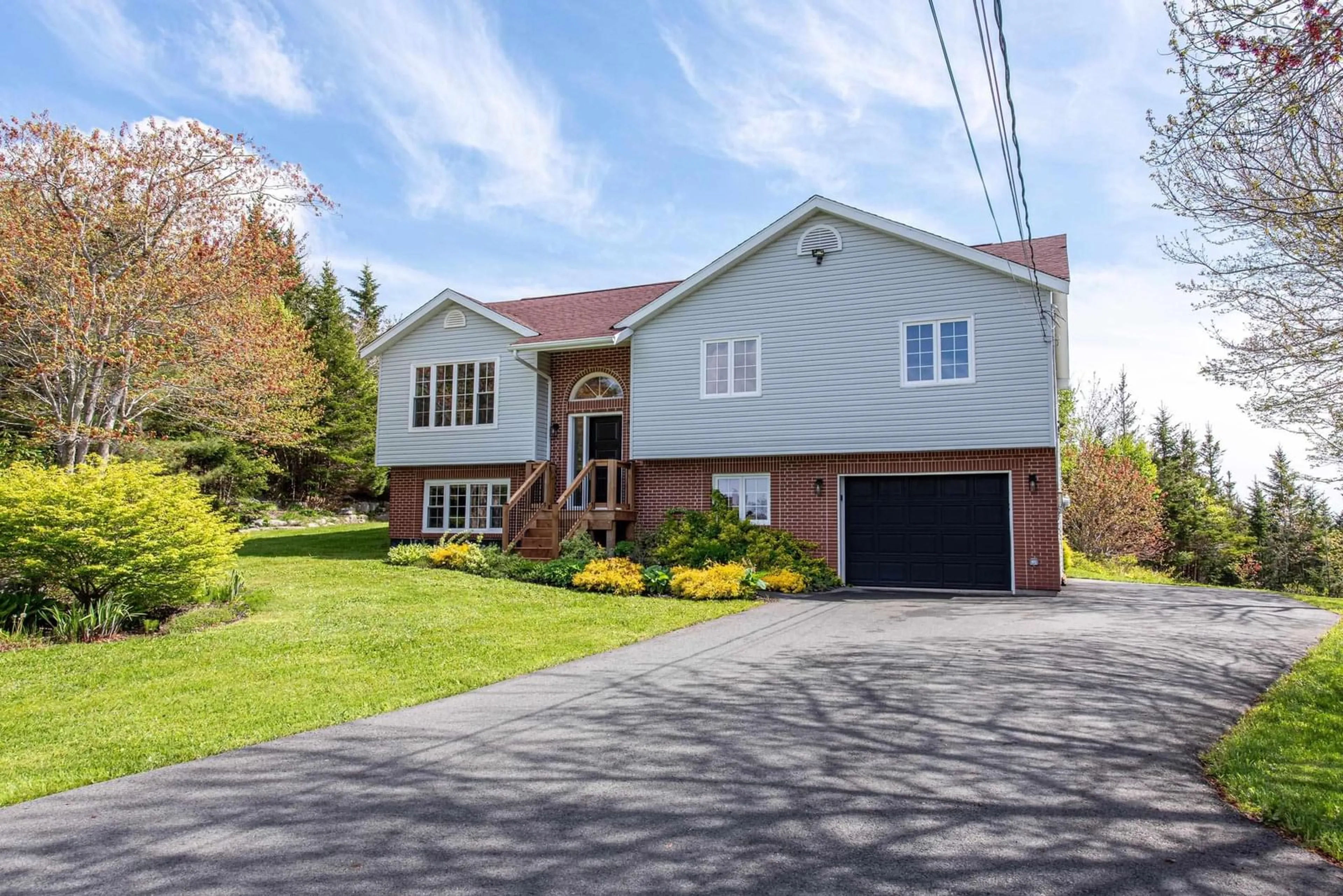 Home with brick exterior material, street for 163 Bayview Dr, Whites Lake Nova Scotia B3T 1Z1