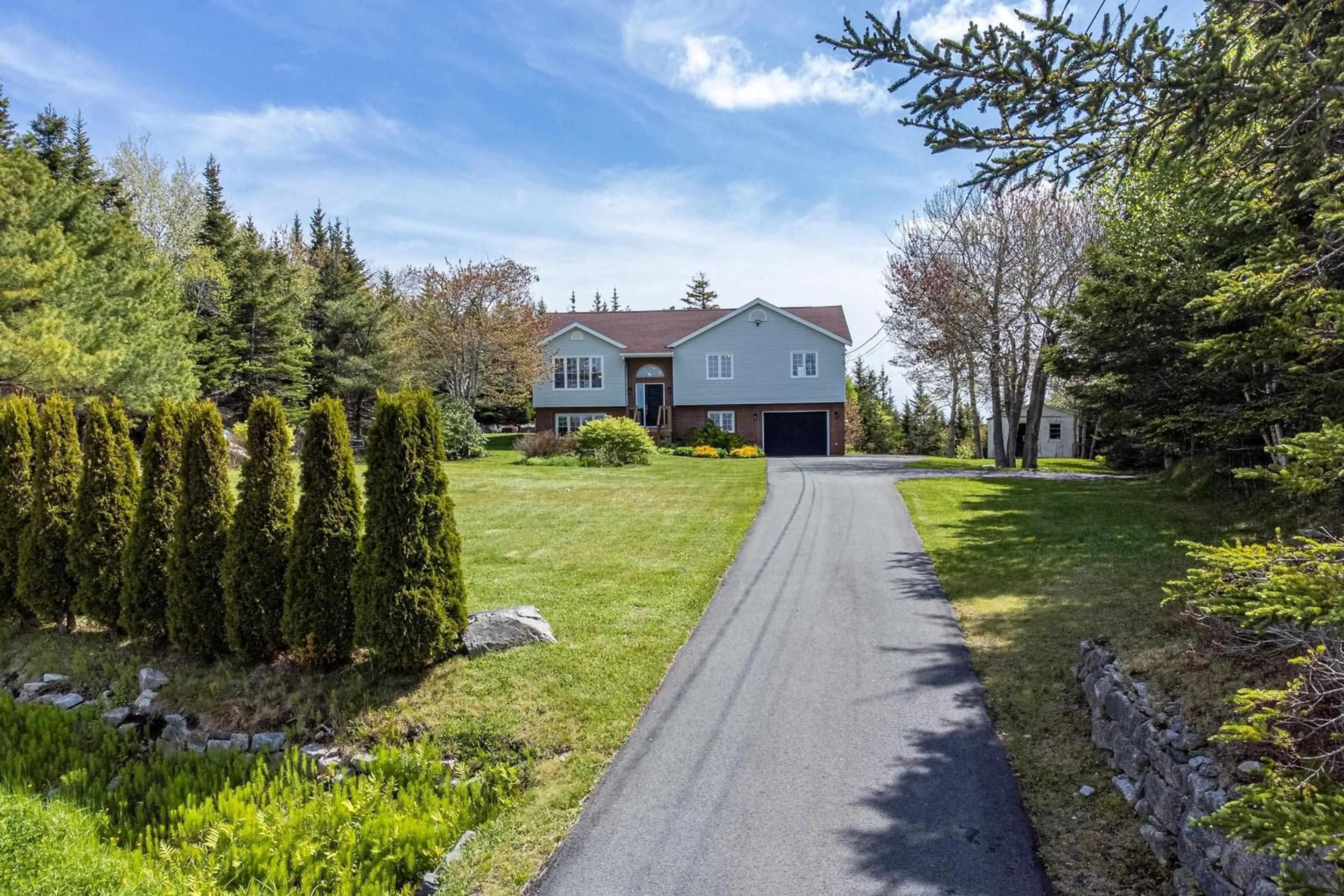 A pic from outside/outdoor area/front of a property/back of a property/a pic from drone, street for 163 Bayview Dr, Whites Lake Nova Scotia B3T 1Z1