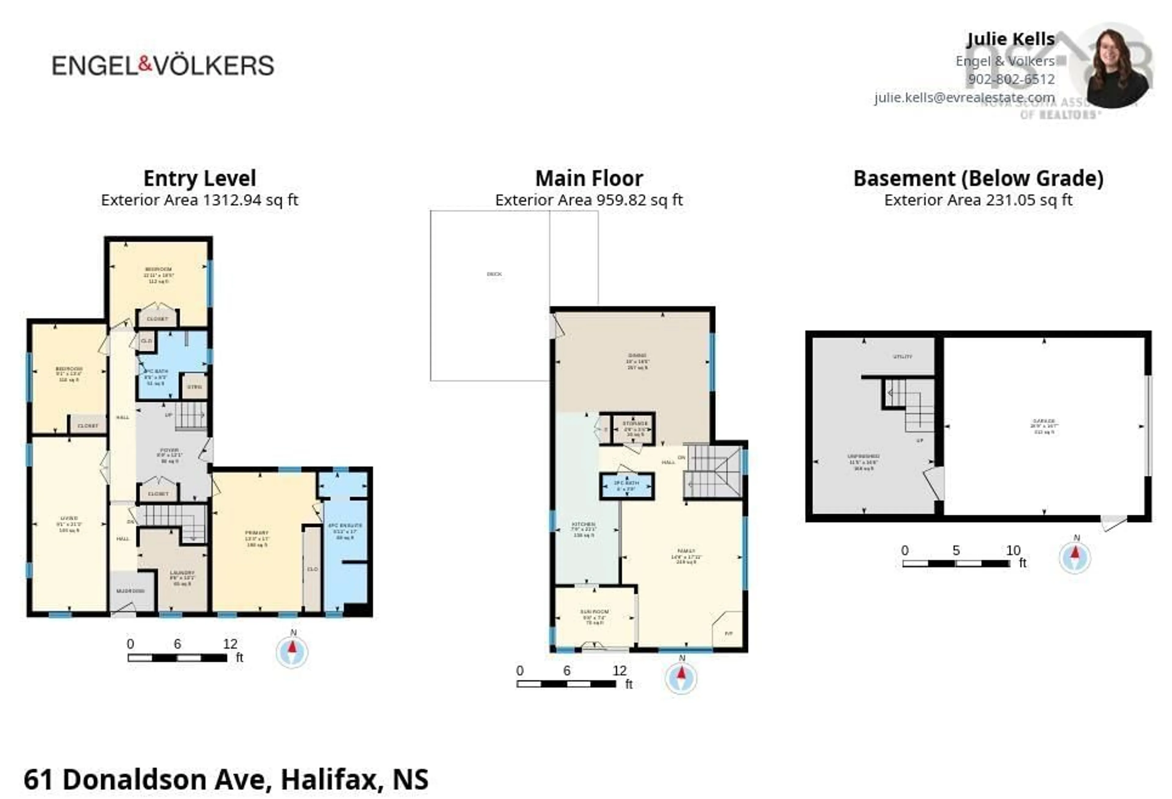 Floor plan for 61 Donaldson Ave, Halifax Nova Scotia B3M 3B4