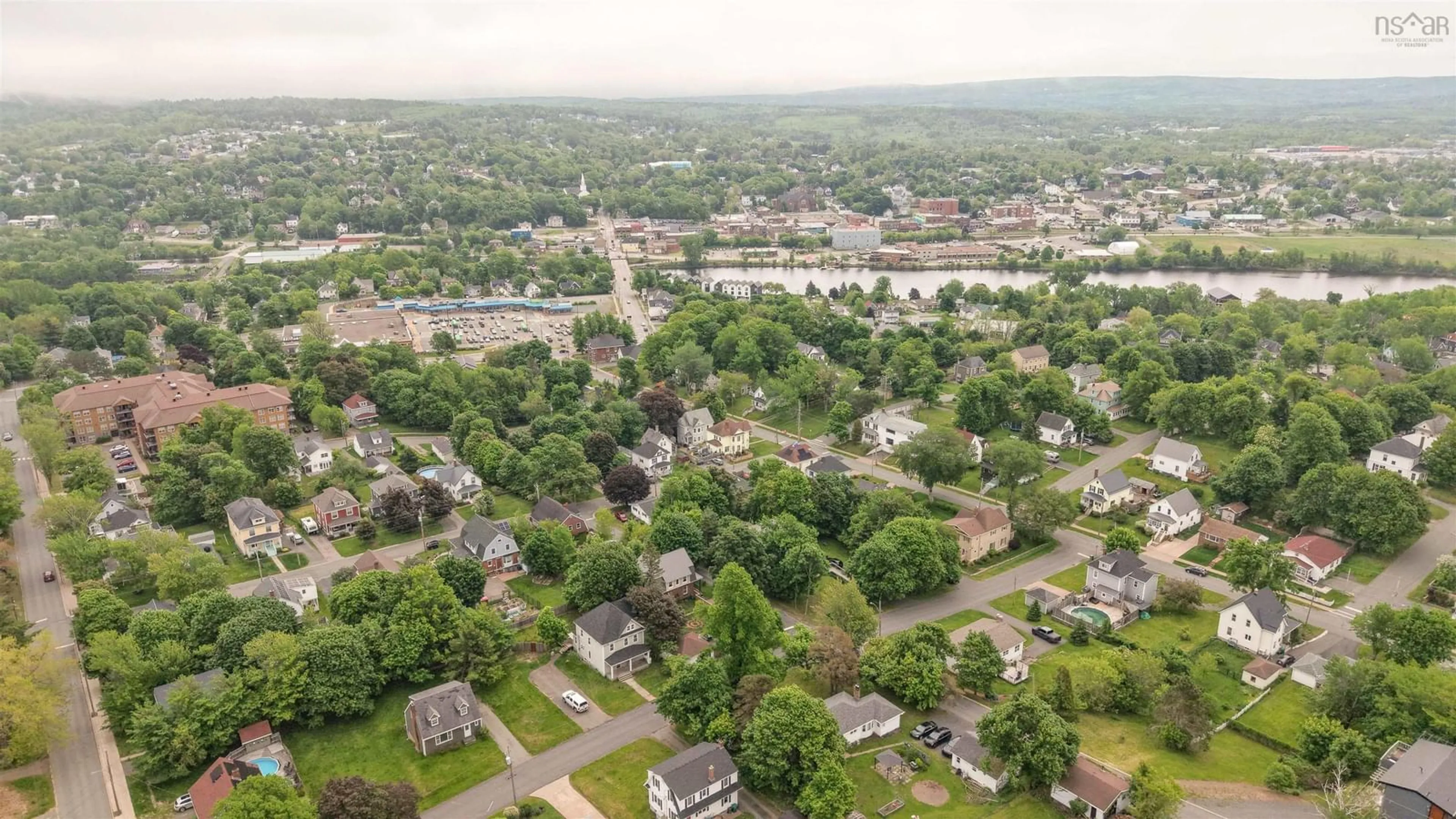 A pic from outside/outdoor area/front of a property/back of a property/a pic from drone, unknown for 129 Sanborne St, New Glasgow Nova Scotia B2H 1E9