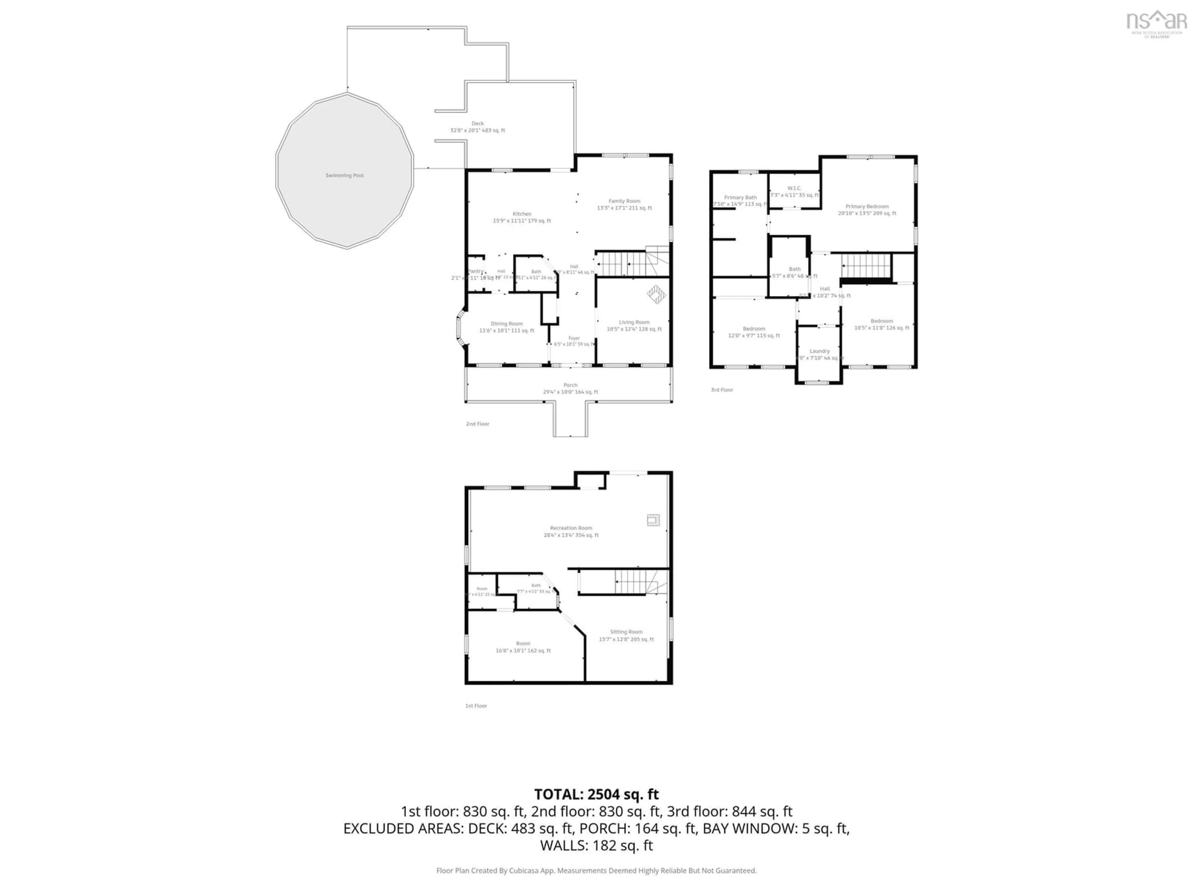 Floor plan for 88 Lochmoor Lane, Dartmouth Nova Scotia B2W 6C8