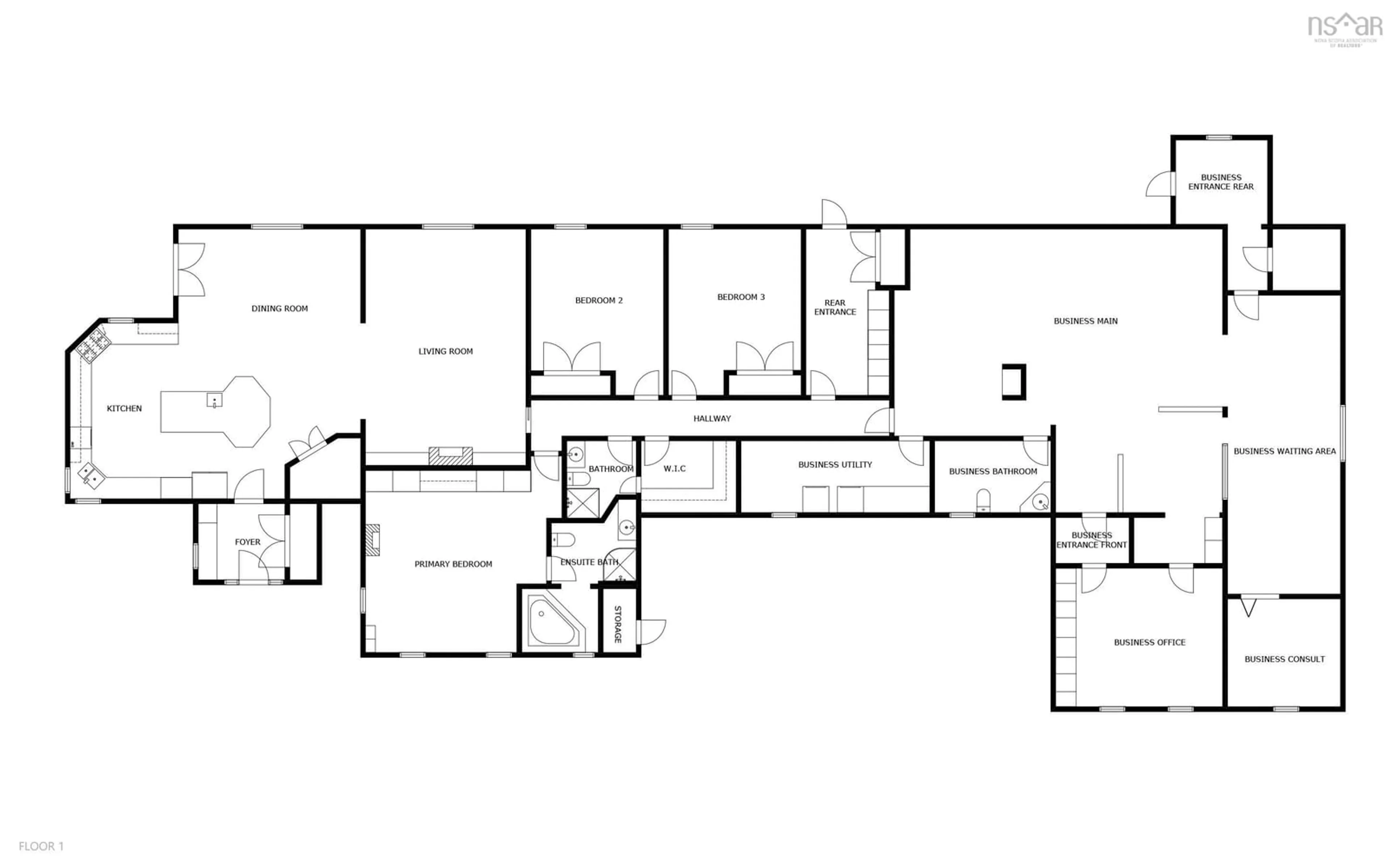 Floor plan for 507 King St, New Waterford Nova Scotia B1H 3Y8